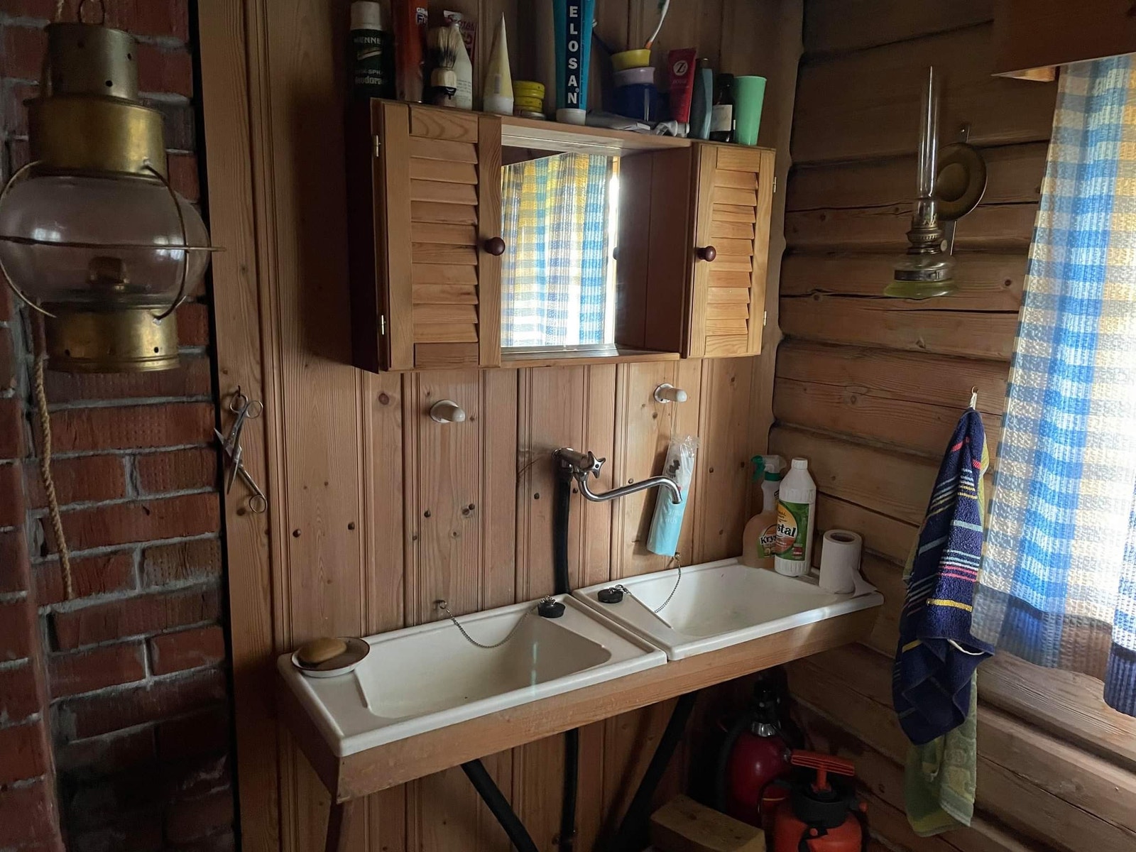 Bad hytte Galleribilde