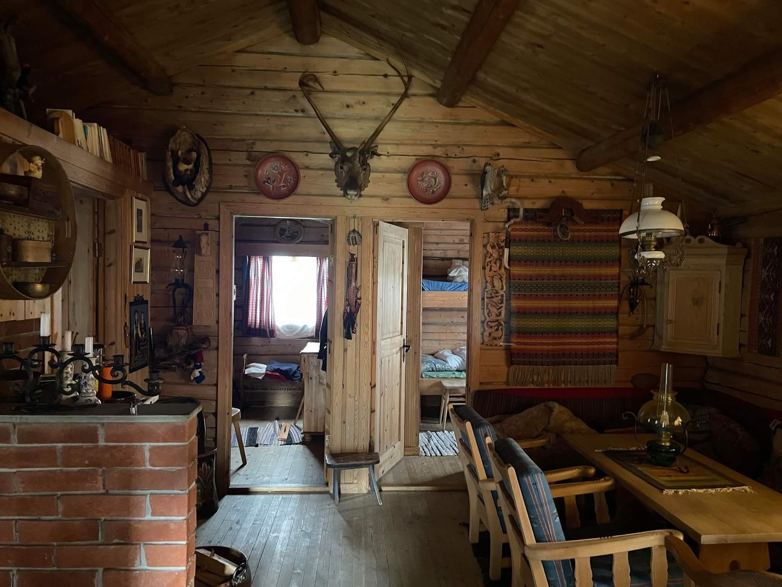 Stue hytte Galleribilde