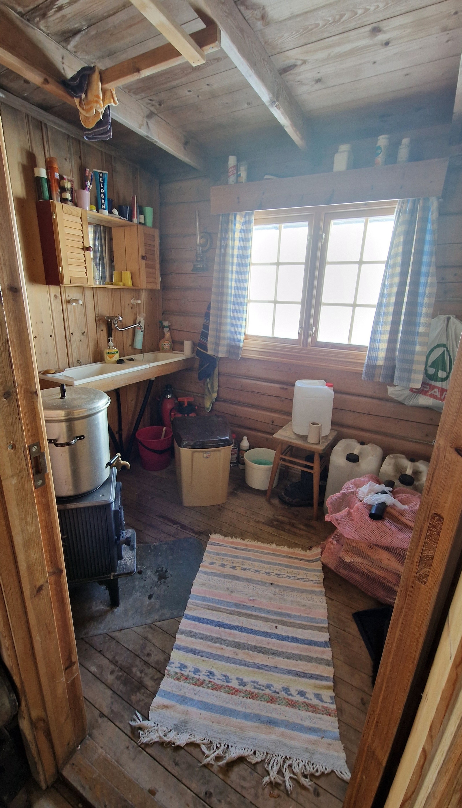 Bad hytte Galleribilde