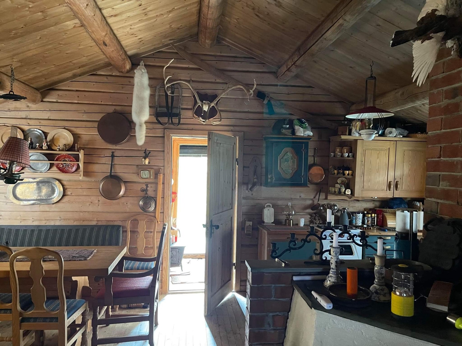 Stue hytte Galleribilde