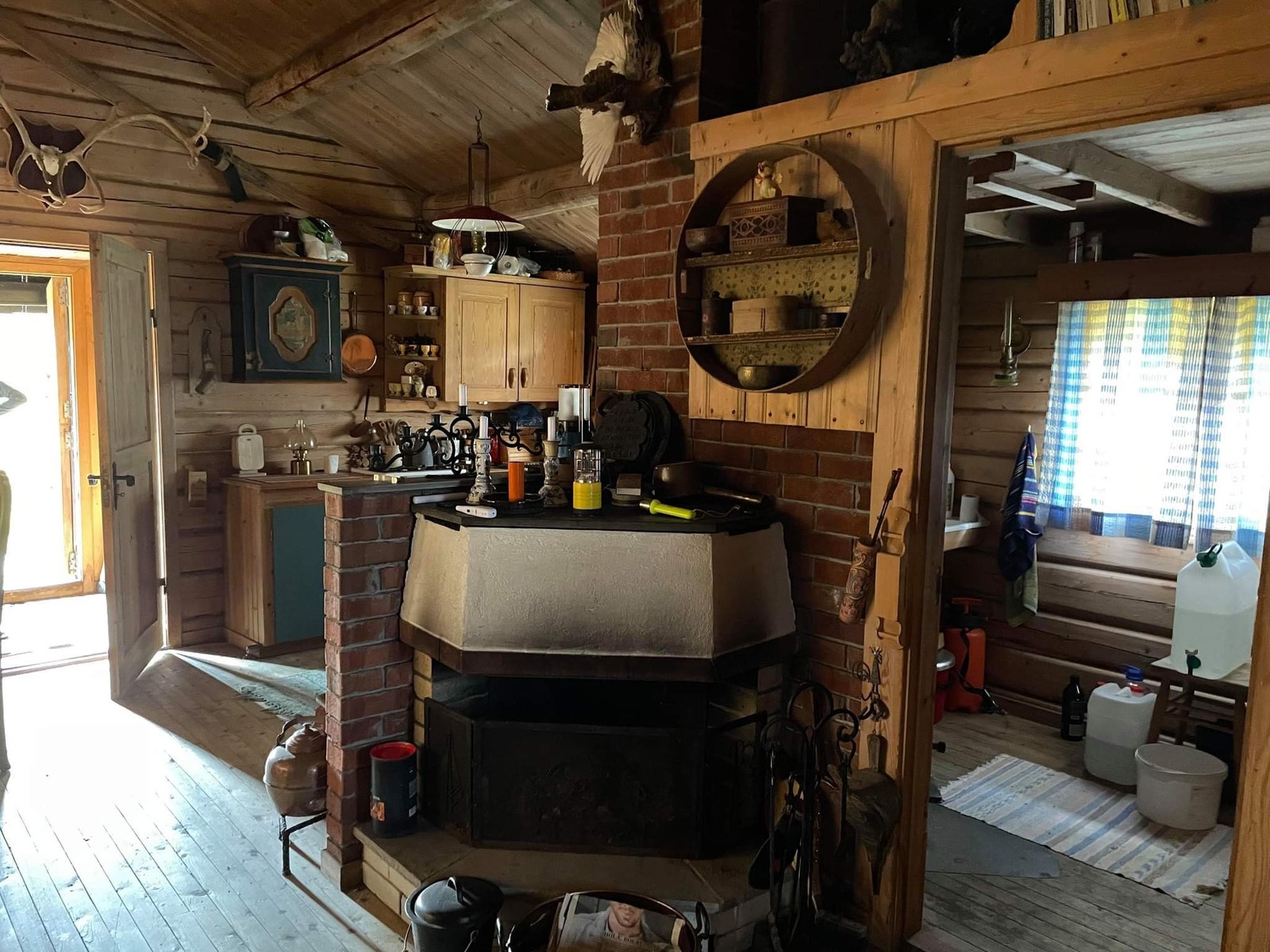 Stue hytte Galleribilde