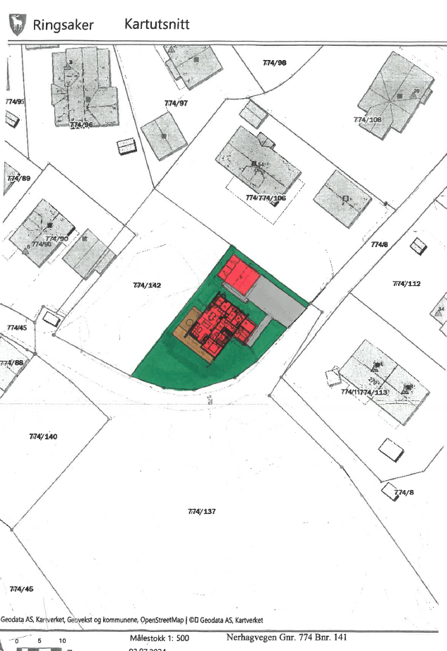 Situasjonsplan Galleribilde