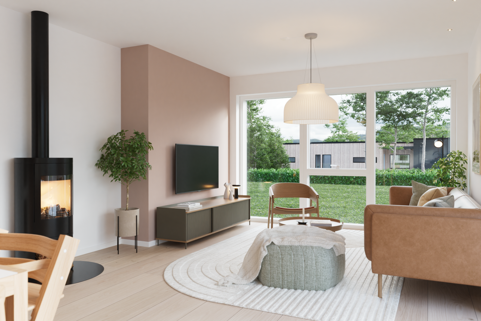 Illustrasjonsbilde stue hovedplan Galleribilde