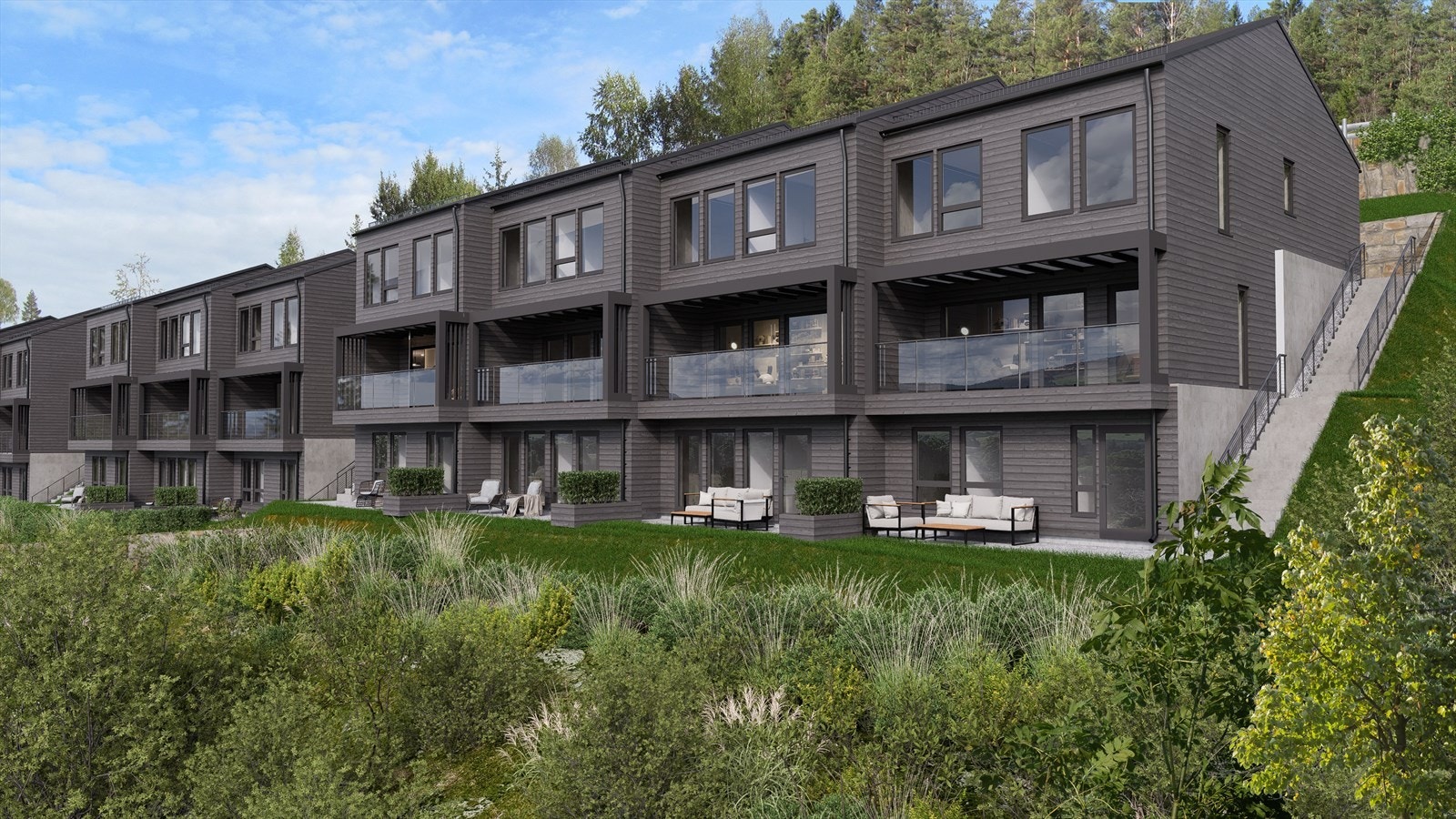 Hus F, front Galleribilde