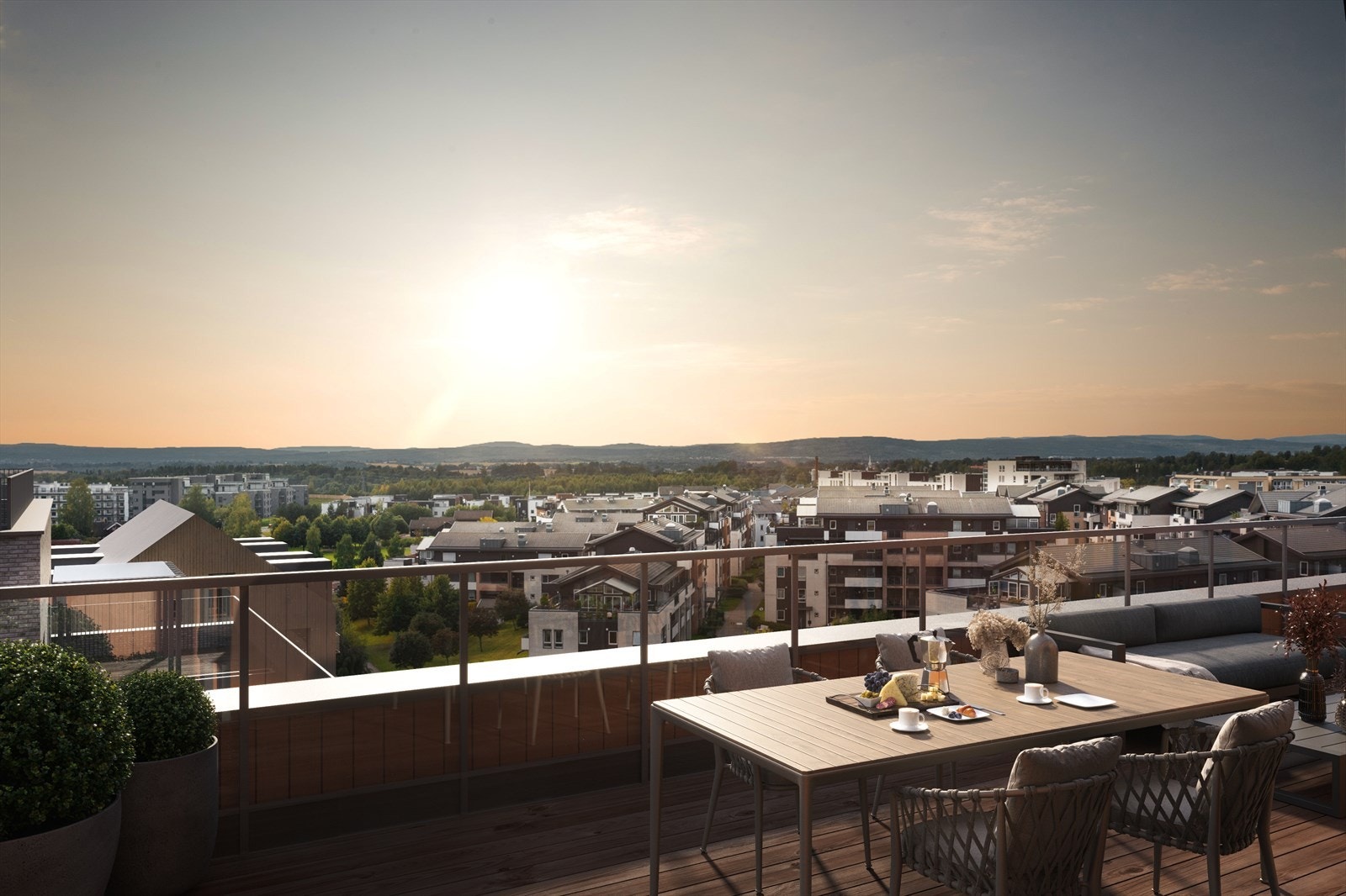 Velkommen til Gartnerløkka - En helt ny bydel under utvikling nær sentrum av Jessheim Galleribilde