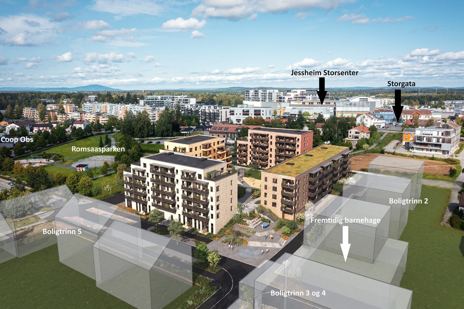 Prosjektet og nærområdet Galleribilde