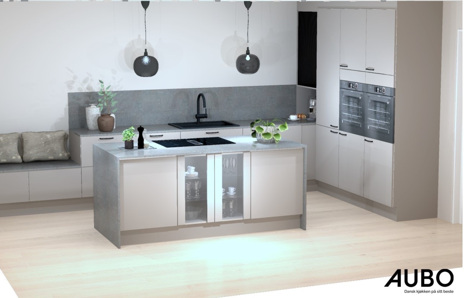 Forslag på kjøkken fra Aubo - Optimera Ålesund Galleribilde