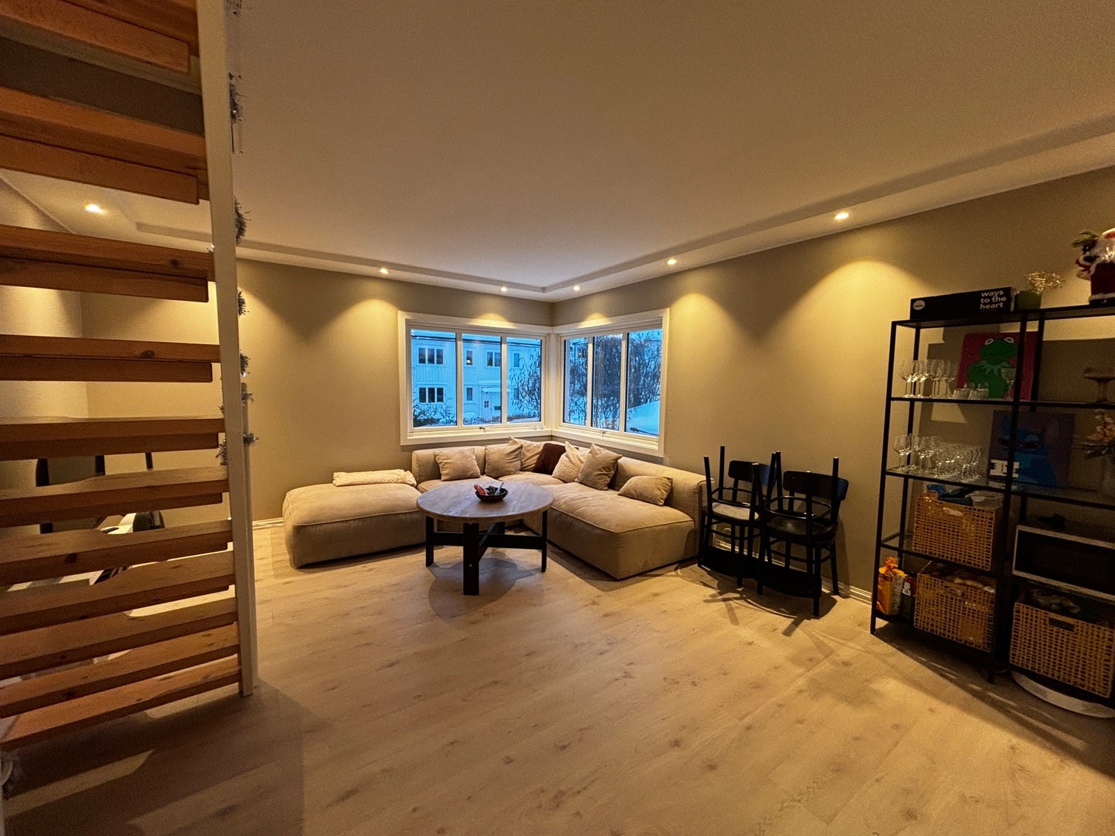 Åpen stue/kjøkken løsning Galleribilde