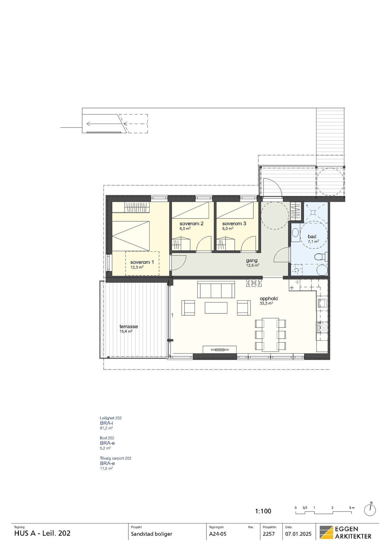 Planskisse leilighet 4 Galleribilde