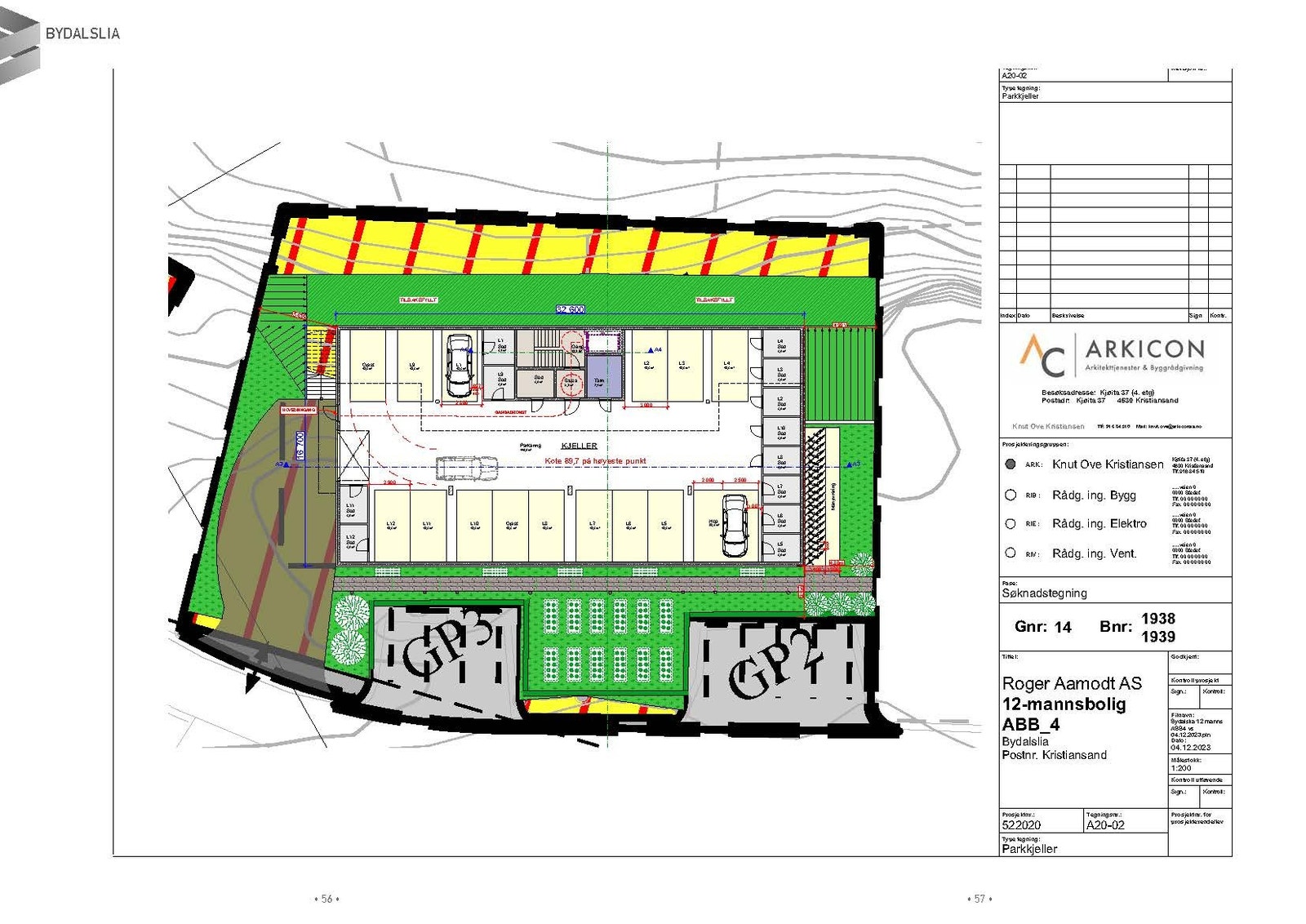 Pakreringskjeller. Galleribilde