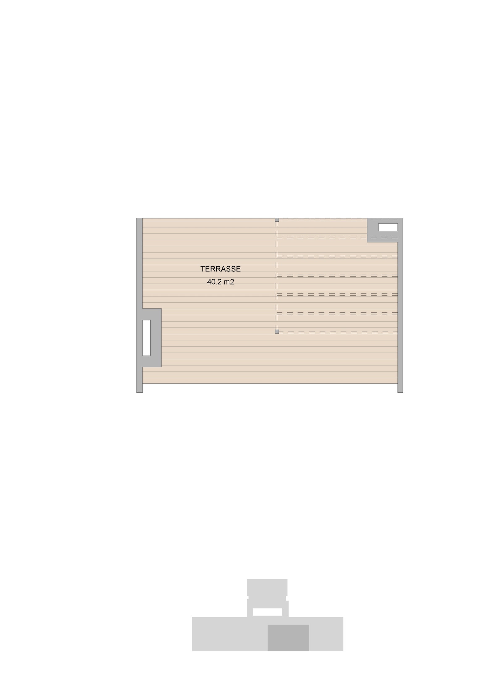 Takterrasse. Galleribilde