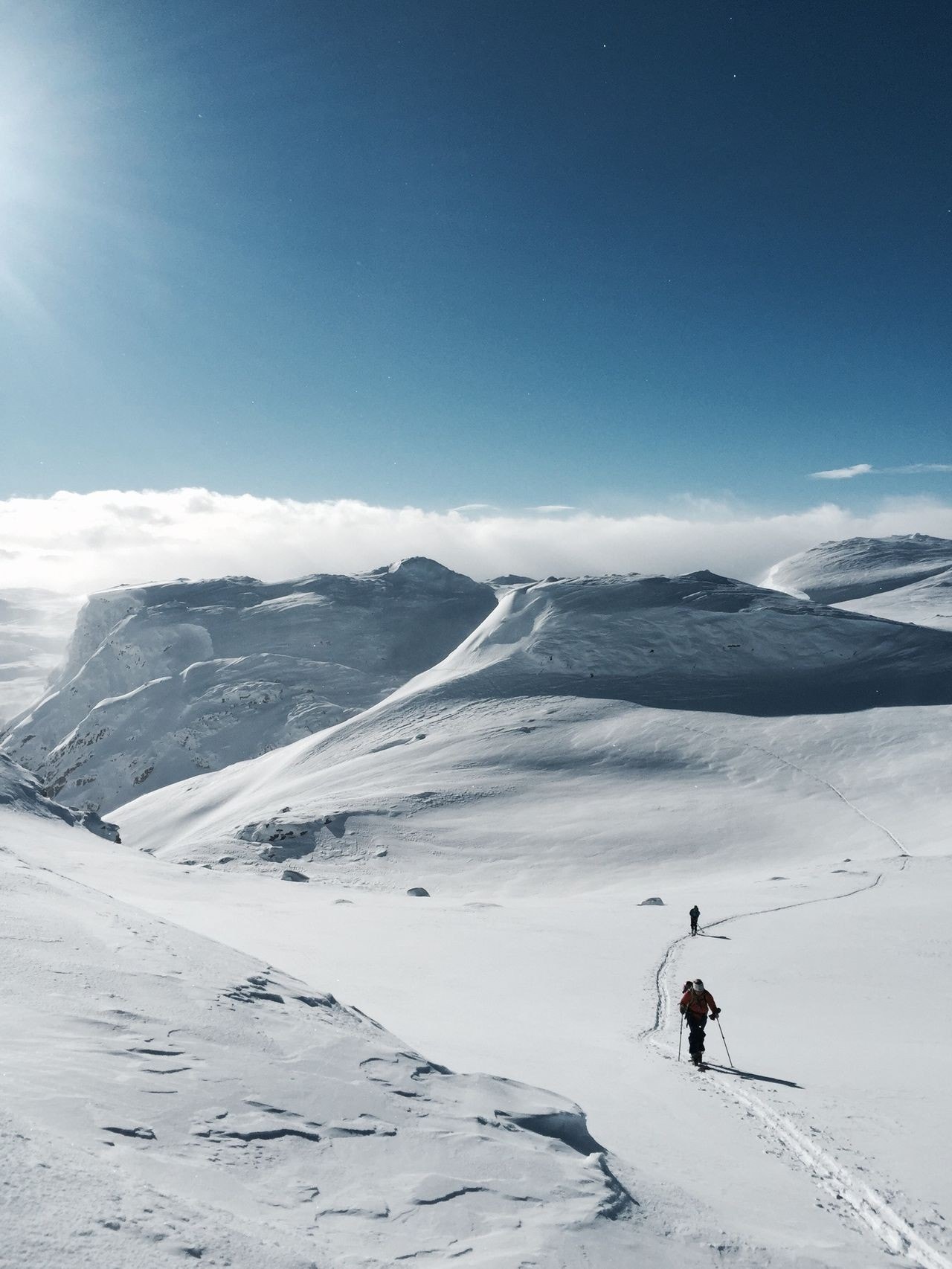 flott ski om vinteren Galleribilde
