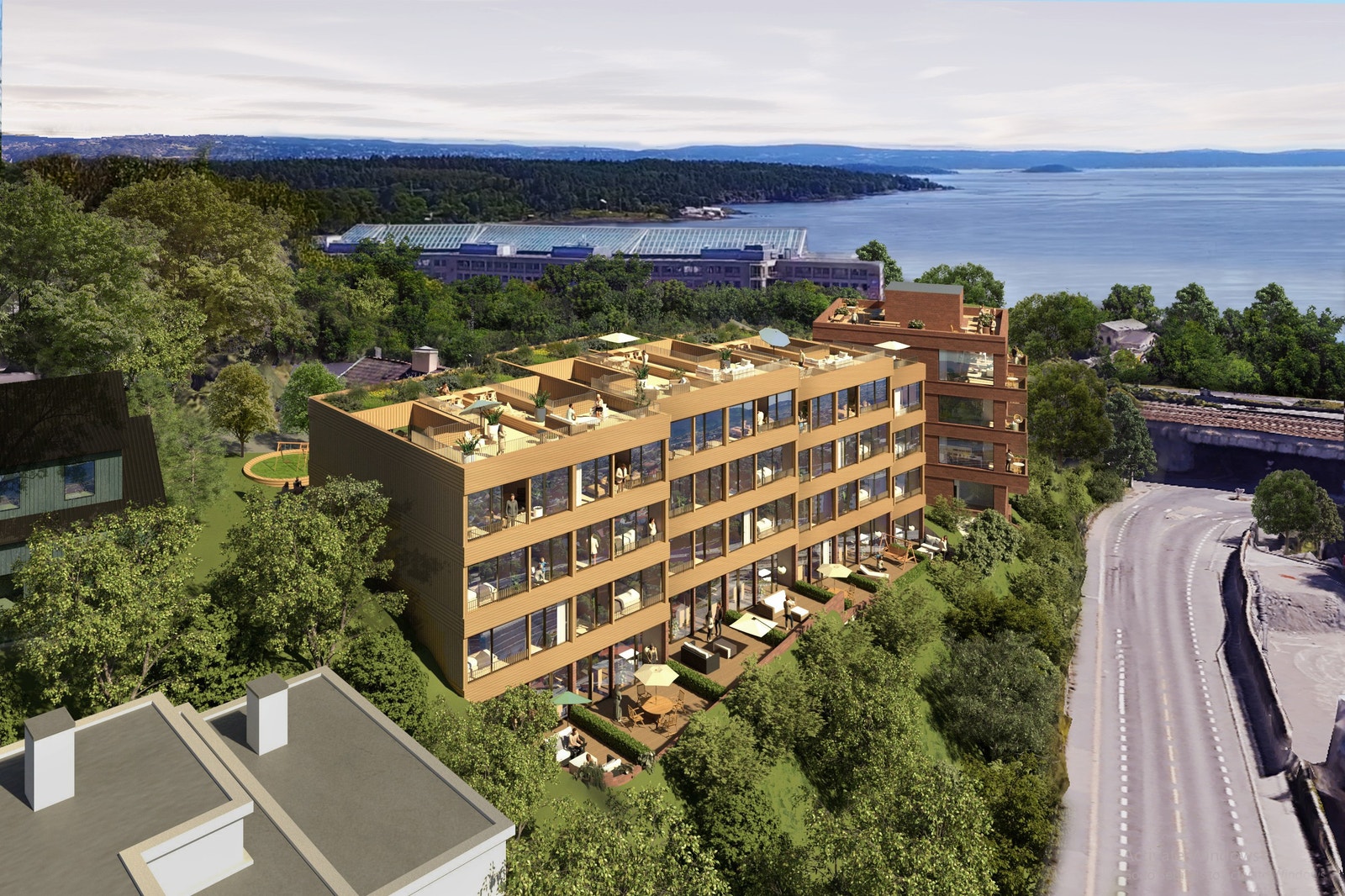 Kirkehaugsveien 2-4. Dette bildet er kun ment som en illustrajon, avvik kan forekomme Galleribilde