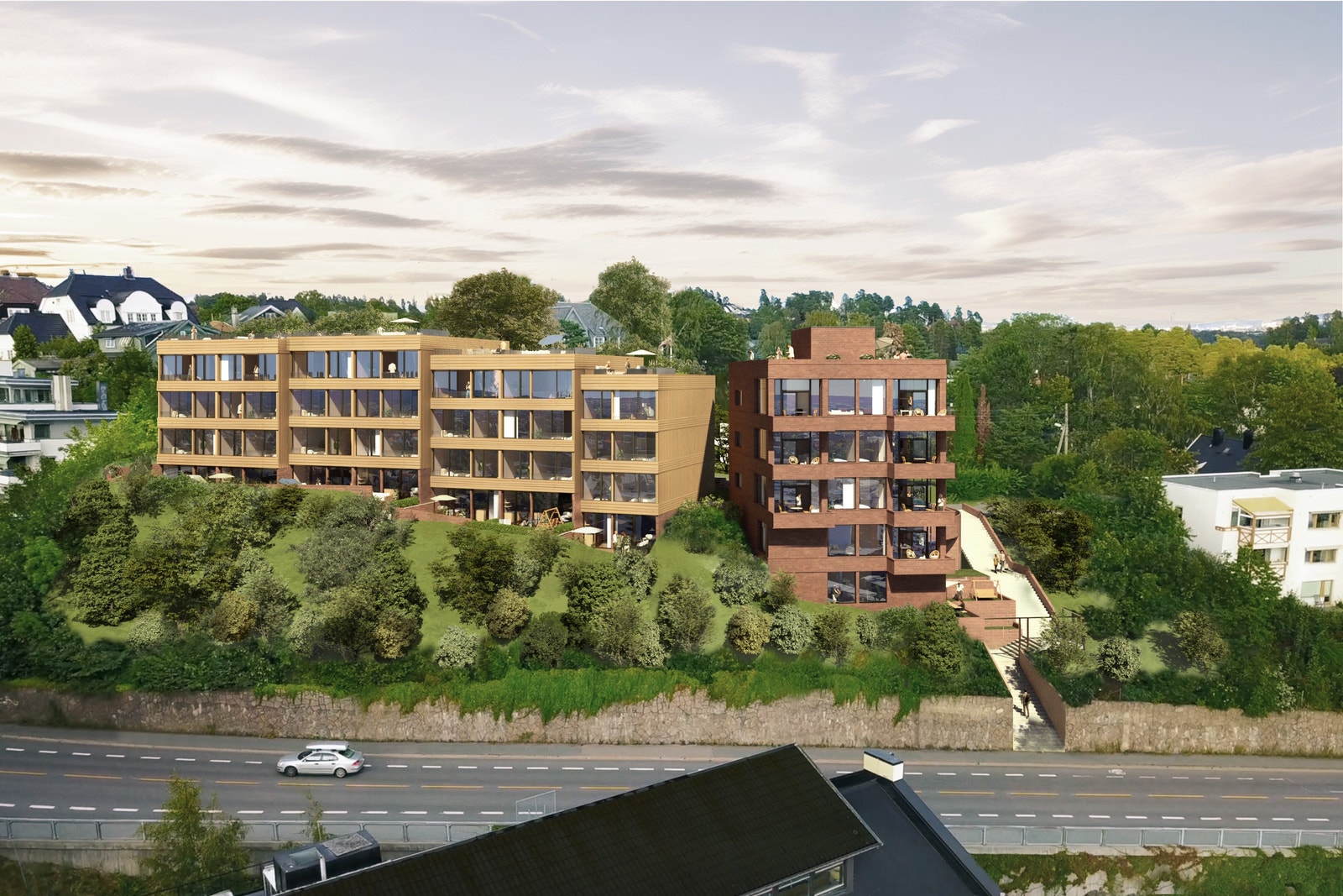 Kirkehaugsveien 2-4. Dette bildet er kun ment som en illustrajon, avvik kan forekomme Galleribilde