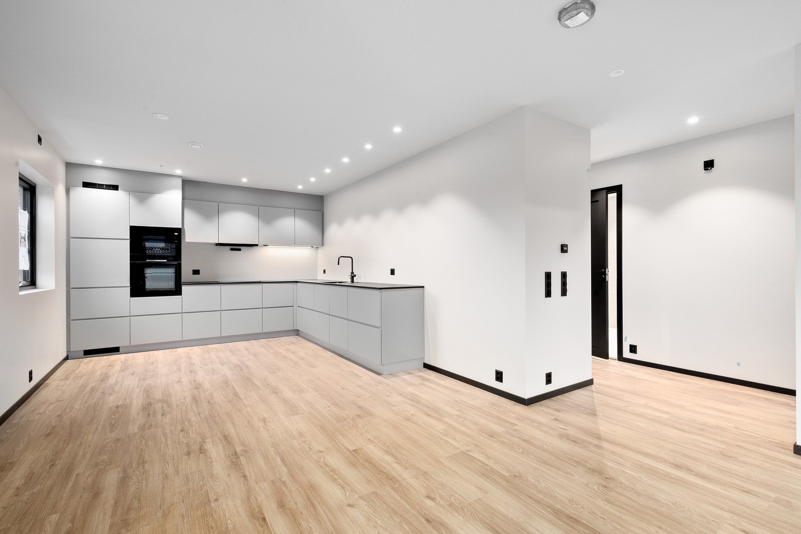 Ferdigstilt kjøkken i leilighet tilsvarende leilighetene på 69 kvm Bra-i. Galleribilde