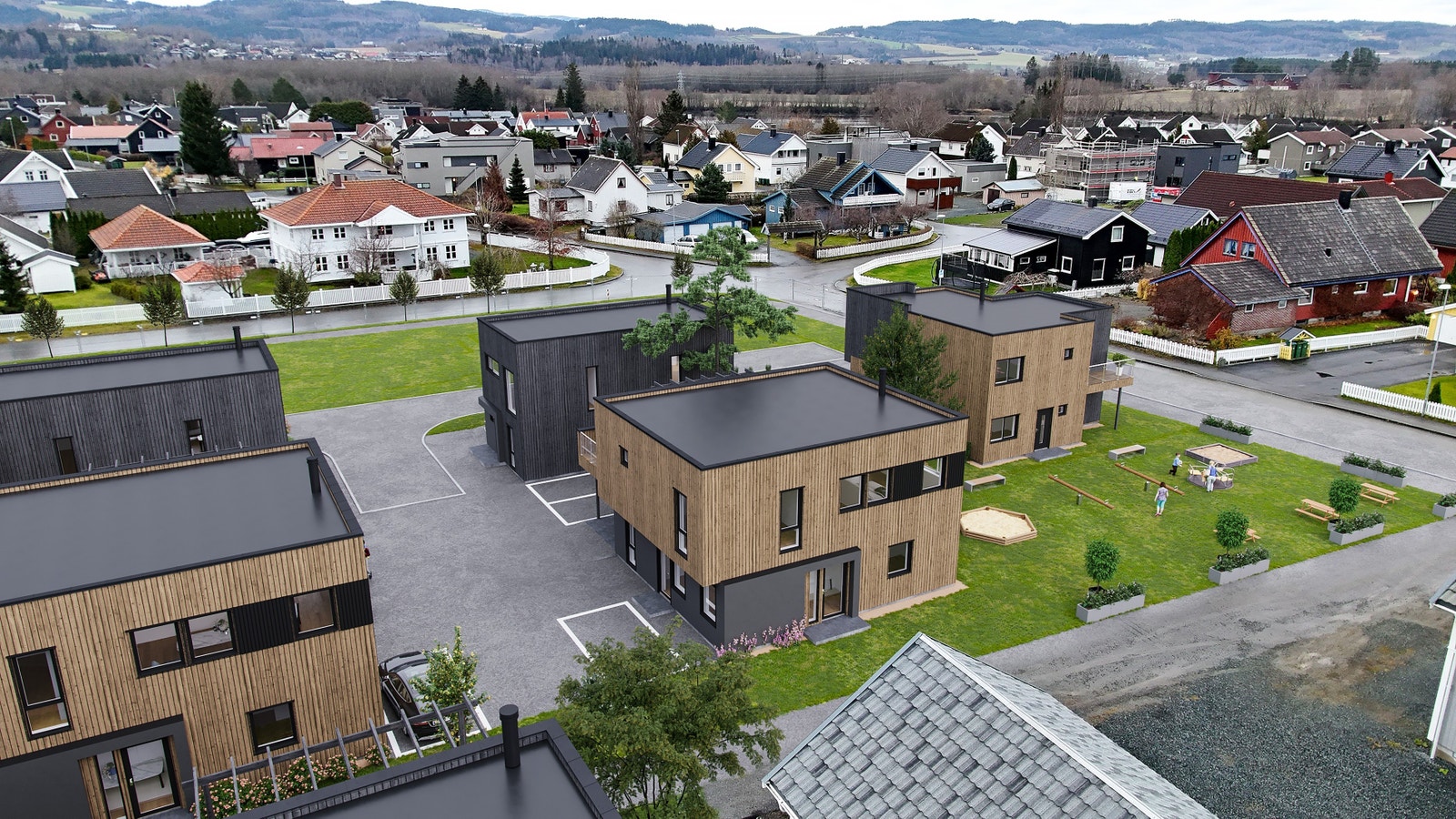 Velkommen til første byggetrinn på Tinden Vest. Galleribilde