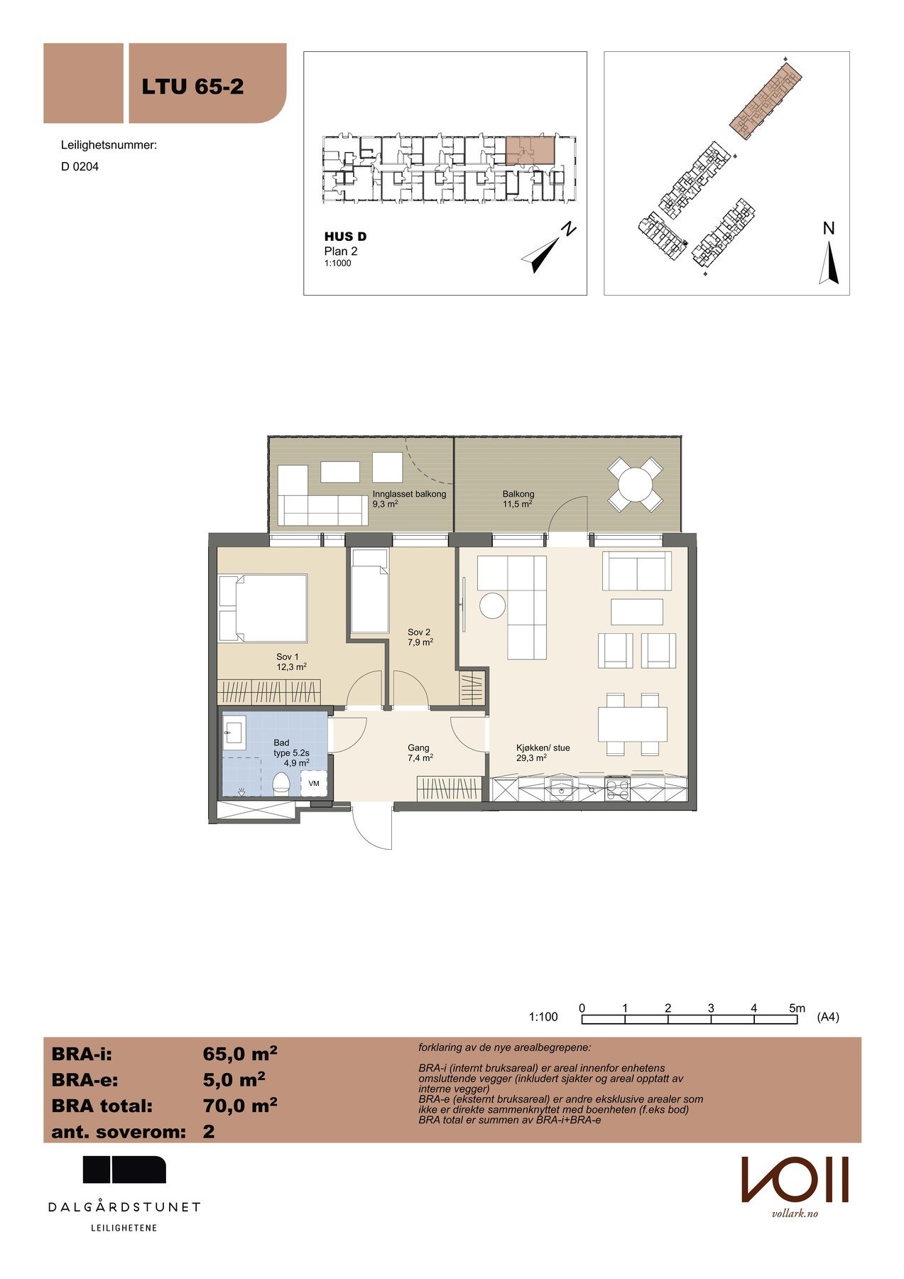 Planskisse Galleribilde