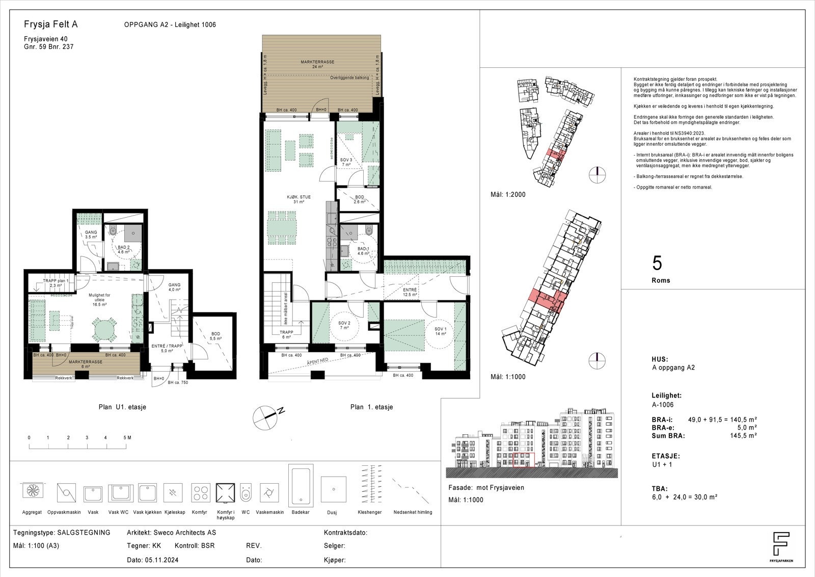 OPPGANG A2 - Leilighet 1006 Galleribilde