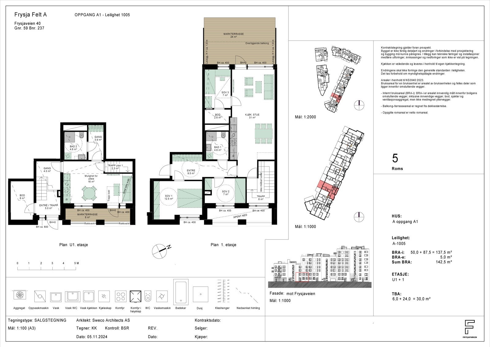 OPPGANG A1 - Leilighet 1005 Galleribilde