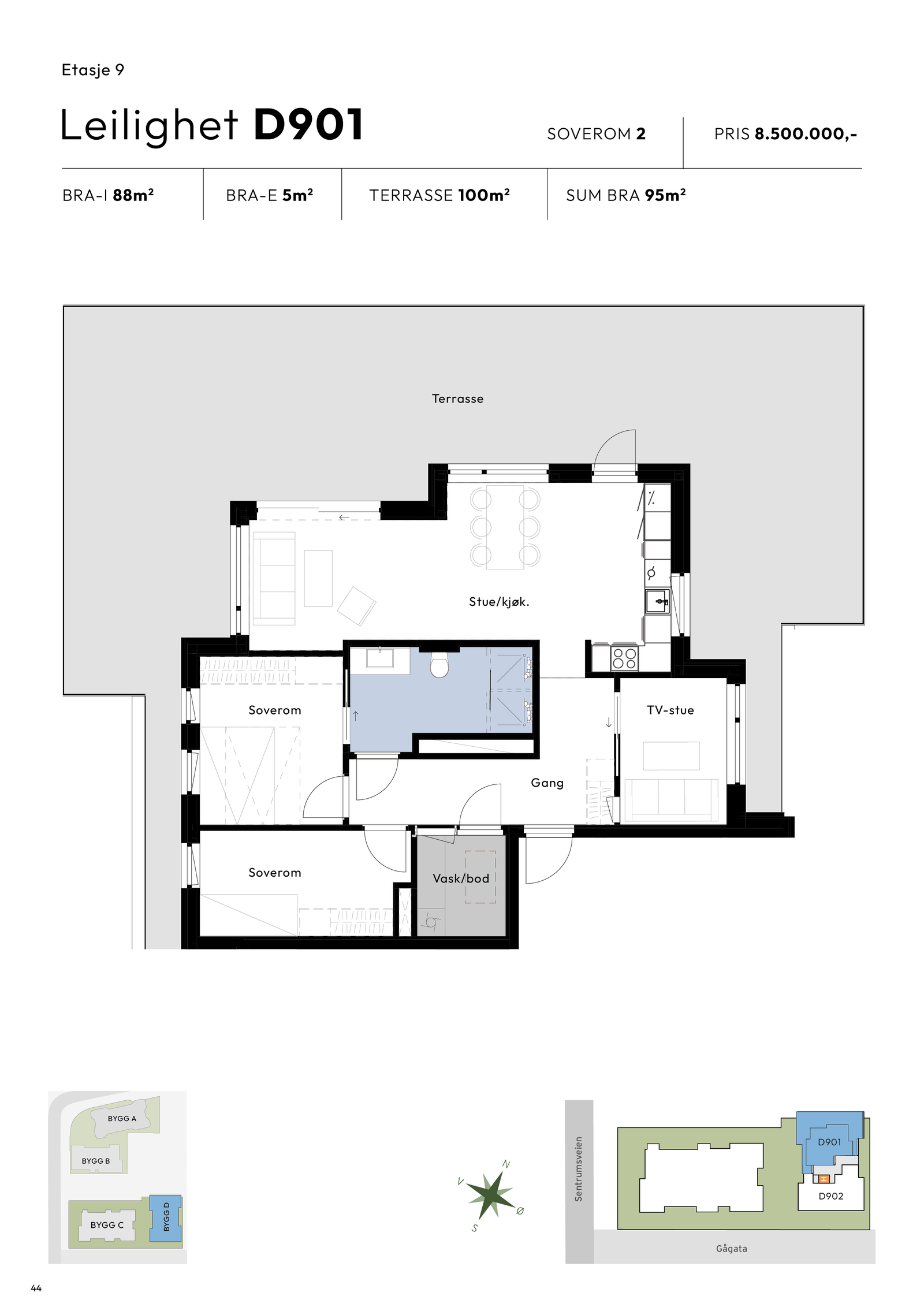 Plantegning Galleribilde