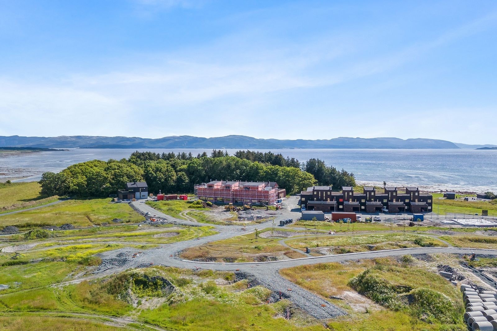 Dronebilde fra Bruholmen sommer 2024 Galleribilde