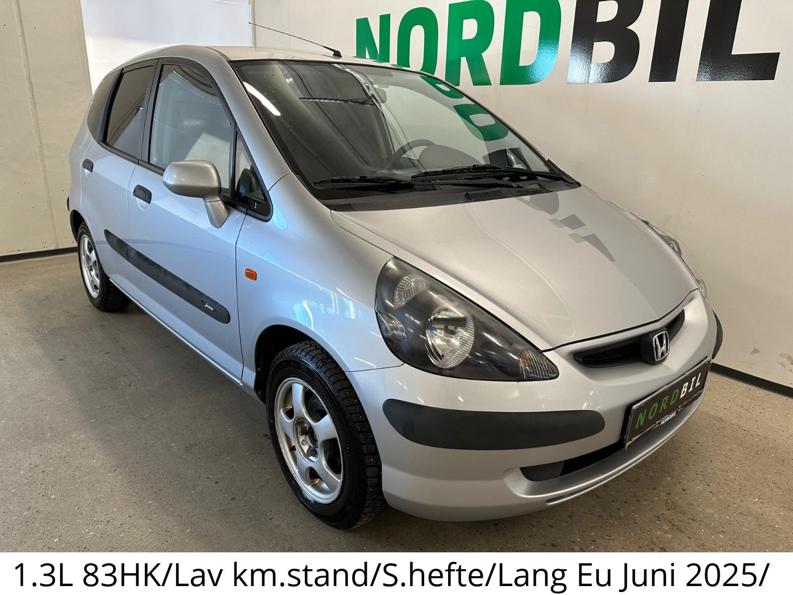 Honda Jazz 1.3L 83HK/Lav km.stand/S.hefte/Lang Eu Juni 2025/Kjede