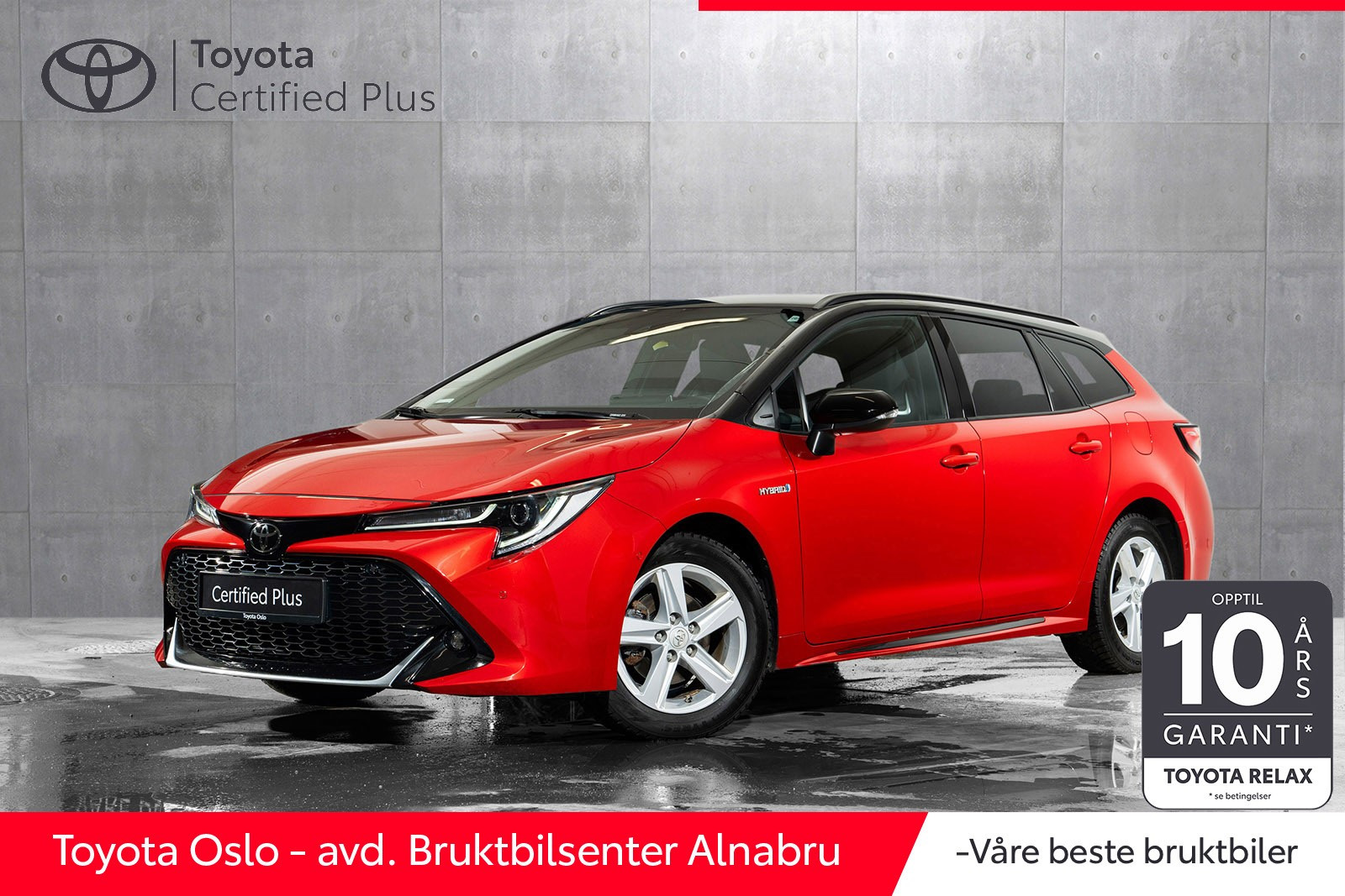 Toyota Corolla 1,8 Hybrid Touring Sports GR Sport Velutstyrt