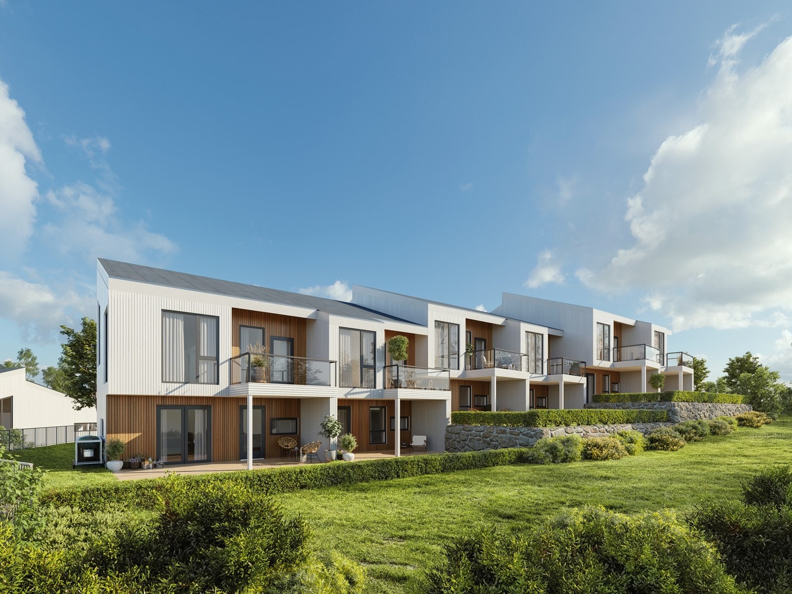 Her kommer 27 familieboliger (Illustrasjon - avvik vil forekomme) Galleribilde