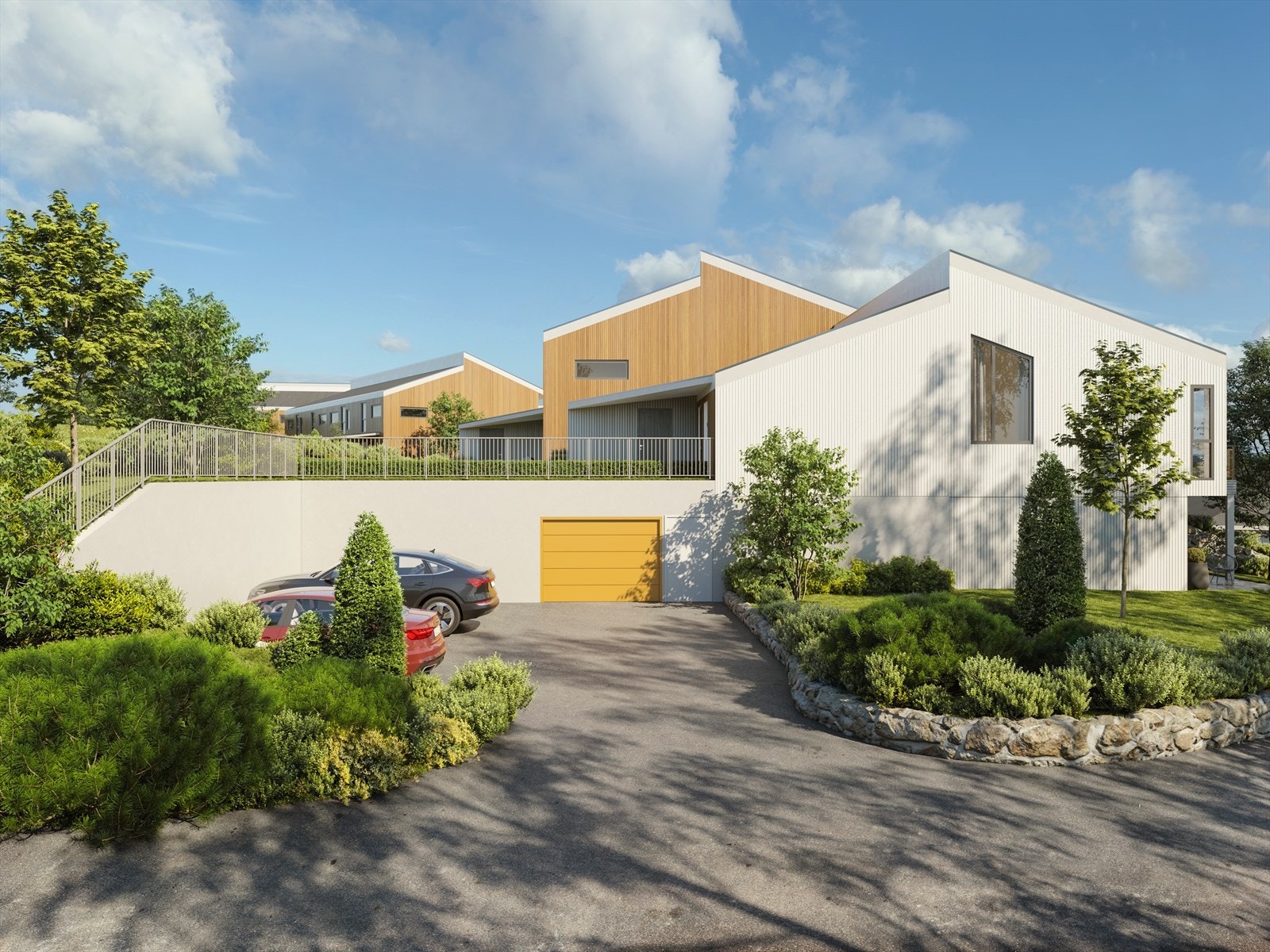 Det er mulighet til å kjøpe parkeringsplass i garsjeanlegg. (Illustrasjon - avvik vil forekomme) Galleribilde