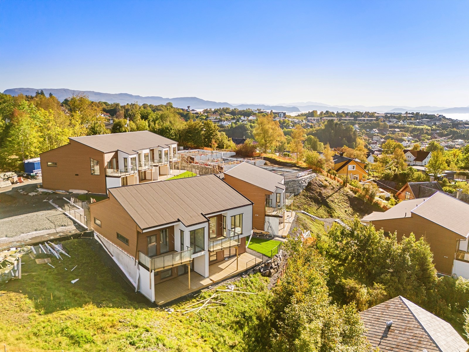 Boligprosjektet har flott solrik beliggenhet på Klokkargarden! Galleribilde