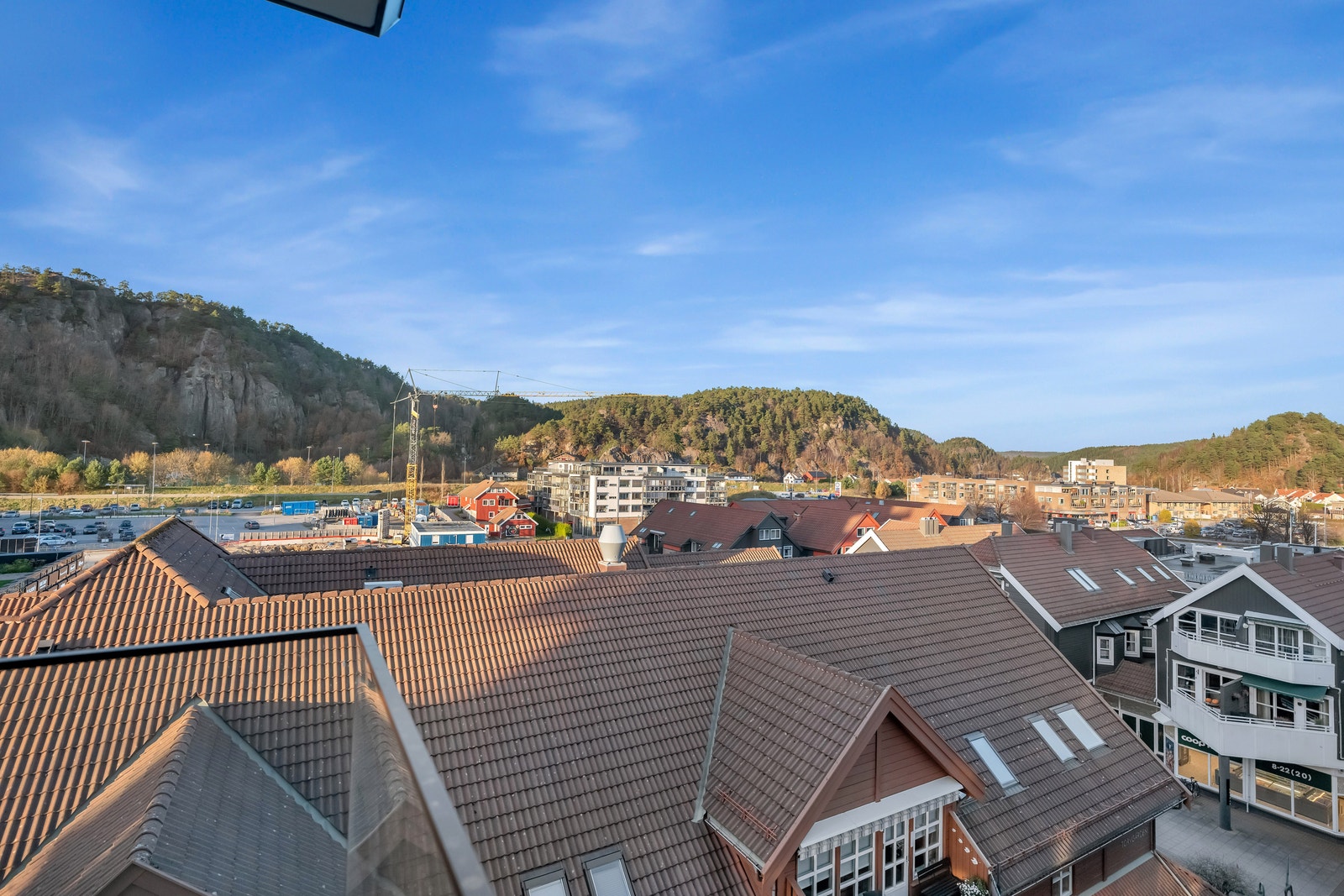 Utsikt fra terrassen Galleribilde