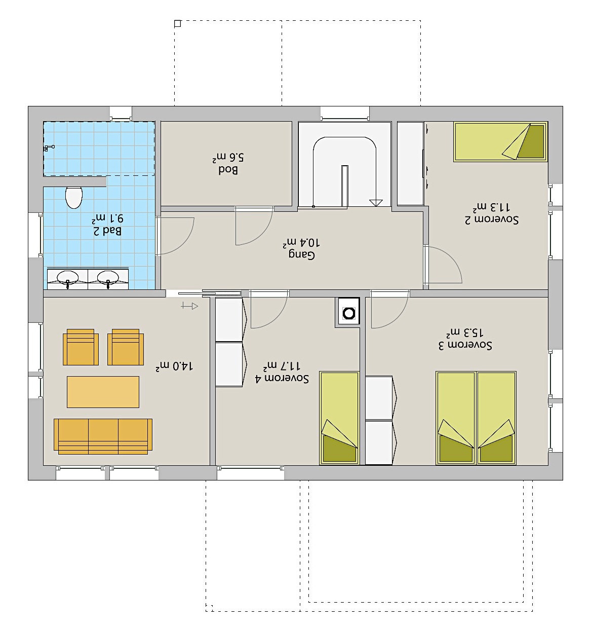 Planløsning 2 etasje Galleribilde