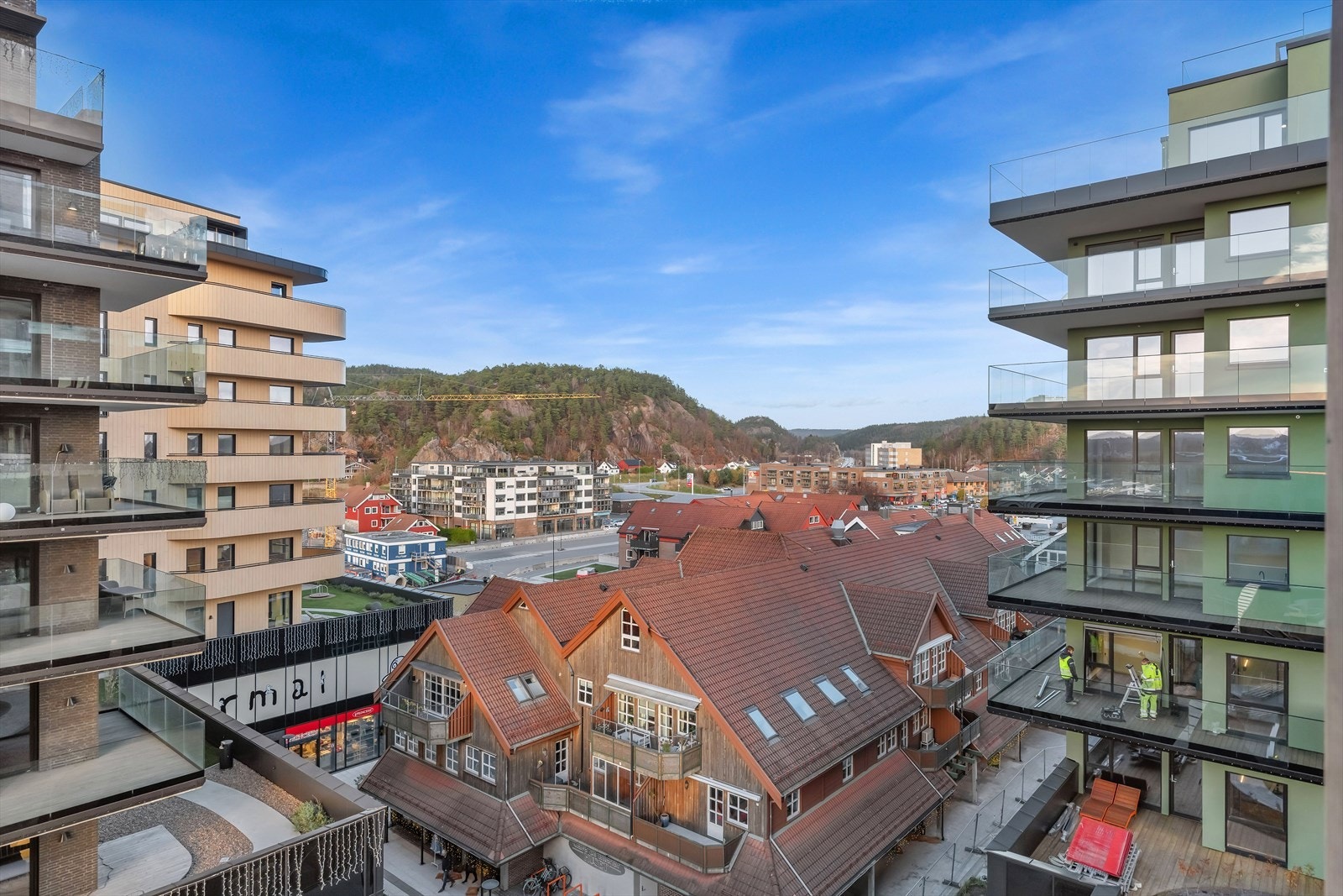 Utsikt fra leiligheten Galleribilde