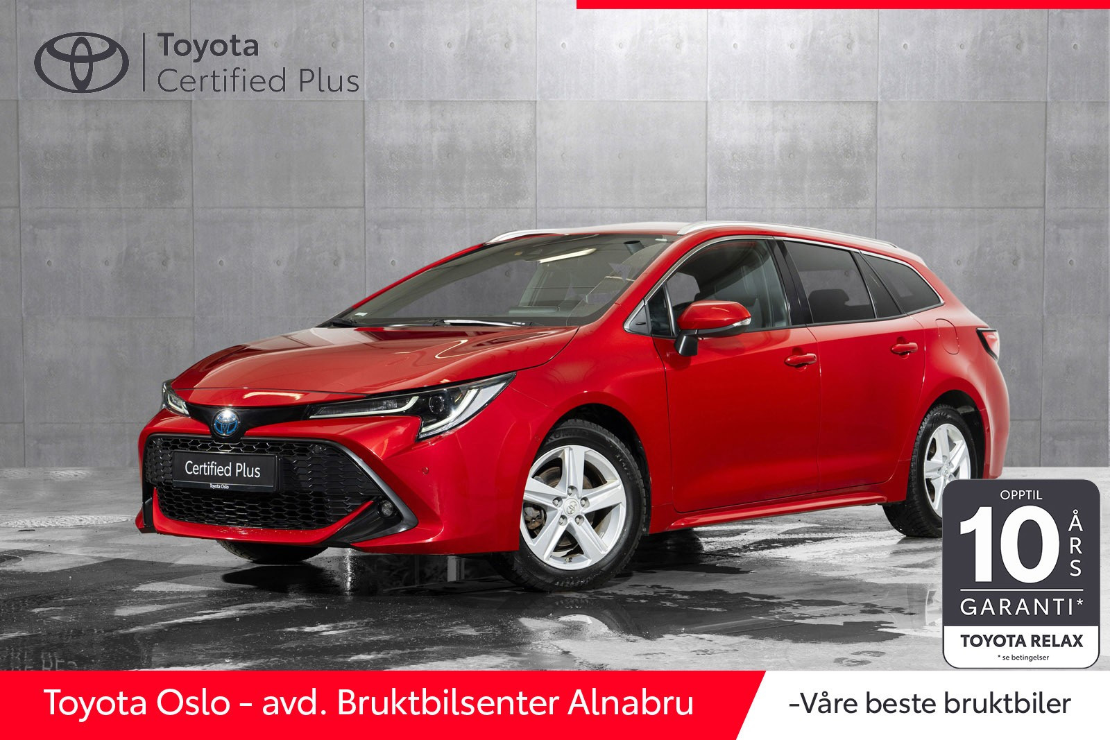 Toyota Corolla 1,8 Hybrid Touring Sports Active Tech Innbyttekampanje