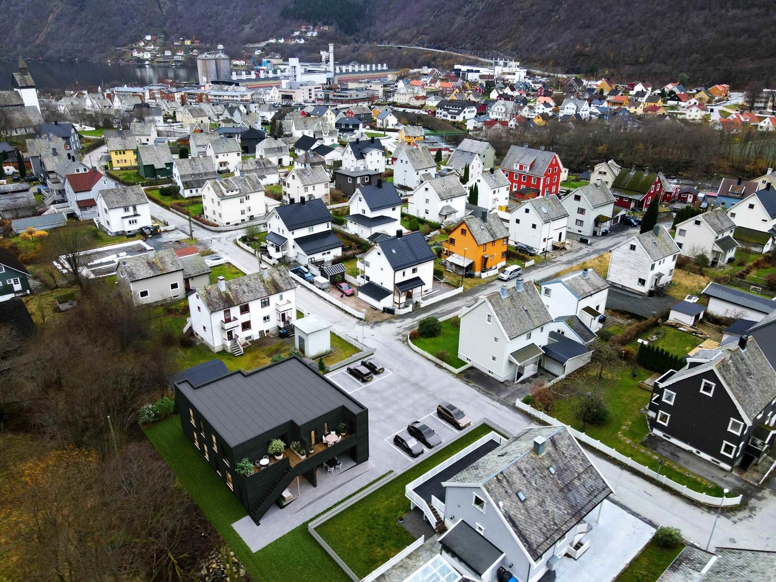 Leilighetene har èin attraktiv beliggenhet med kort veg til alt. Galleribilde