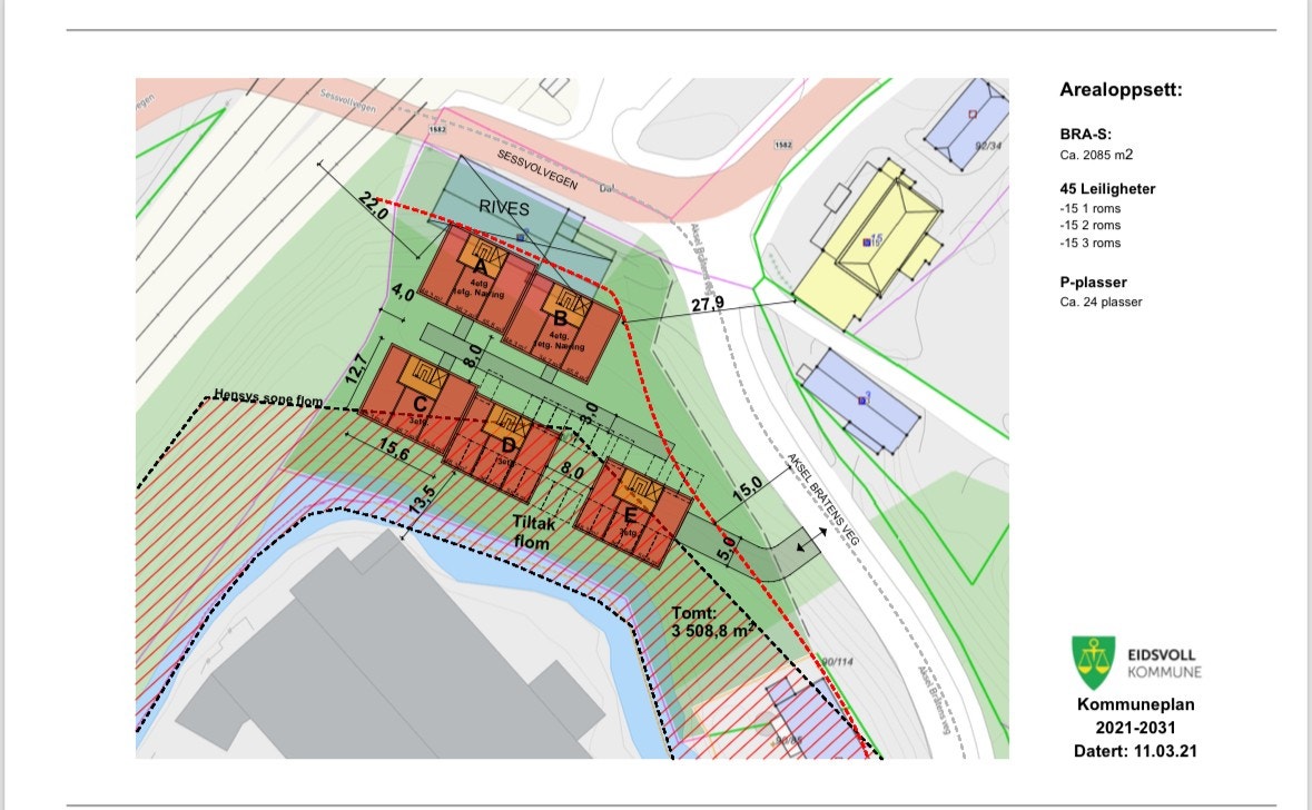 Skisse for 45 leil. Galleribilde