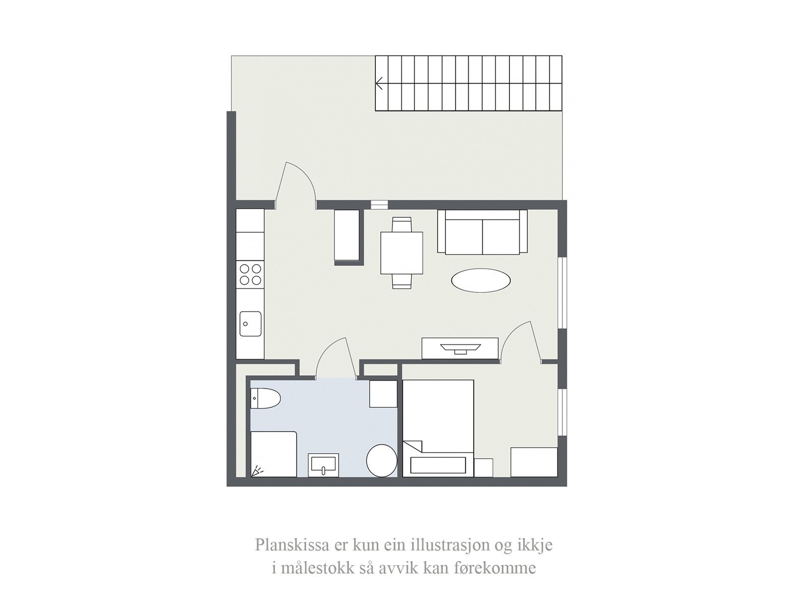 Planteikning Galleribilde