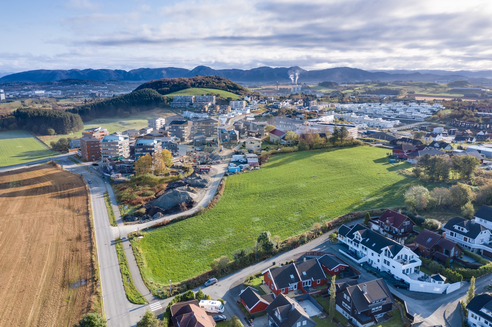 BKB- Kjelsbergbakken 25 vil ligge ca der som grushaugene til venstre i bilde ligger Galleribilde