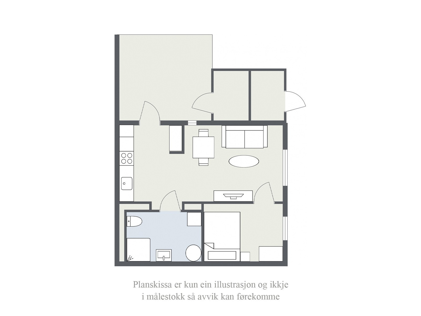 Planteikning Galleribilde