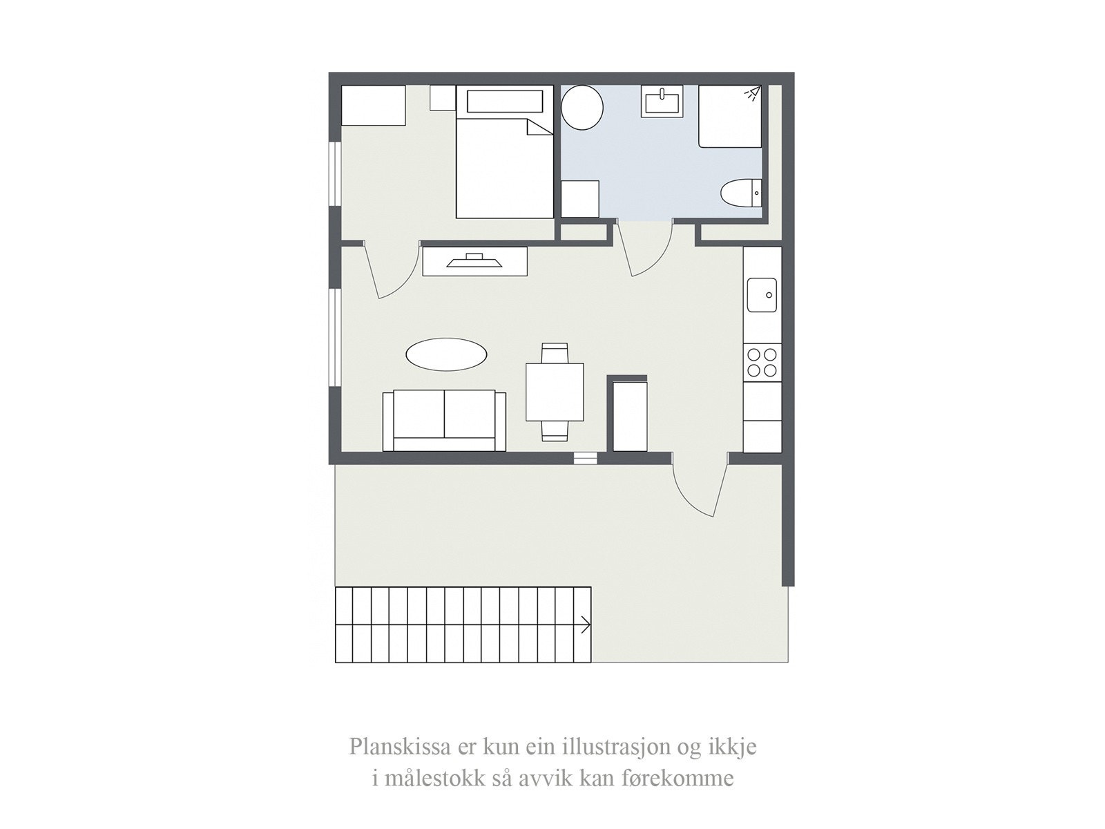 Planteikning Galleribilde