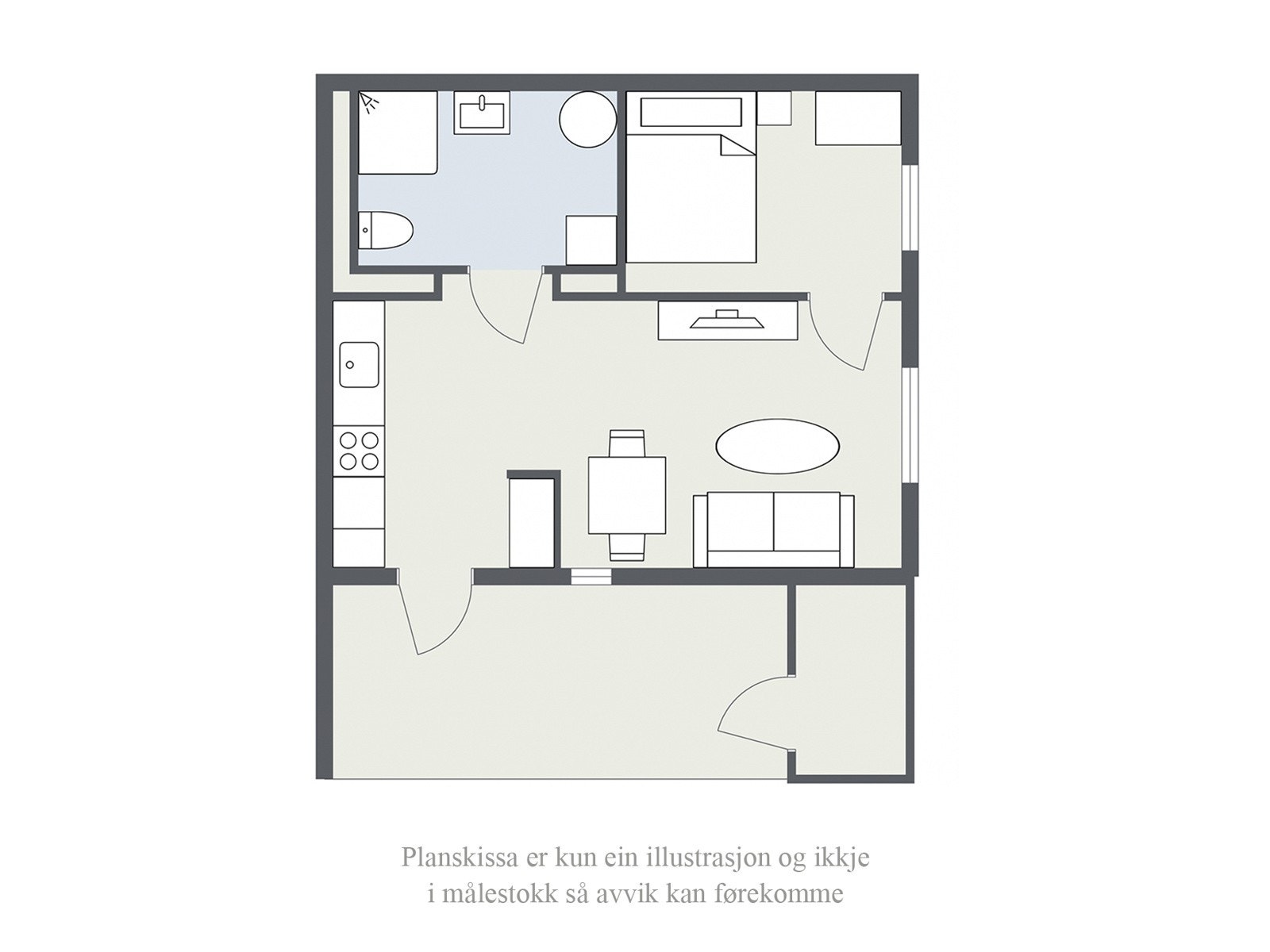 Planteikning Galleribilde