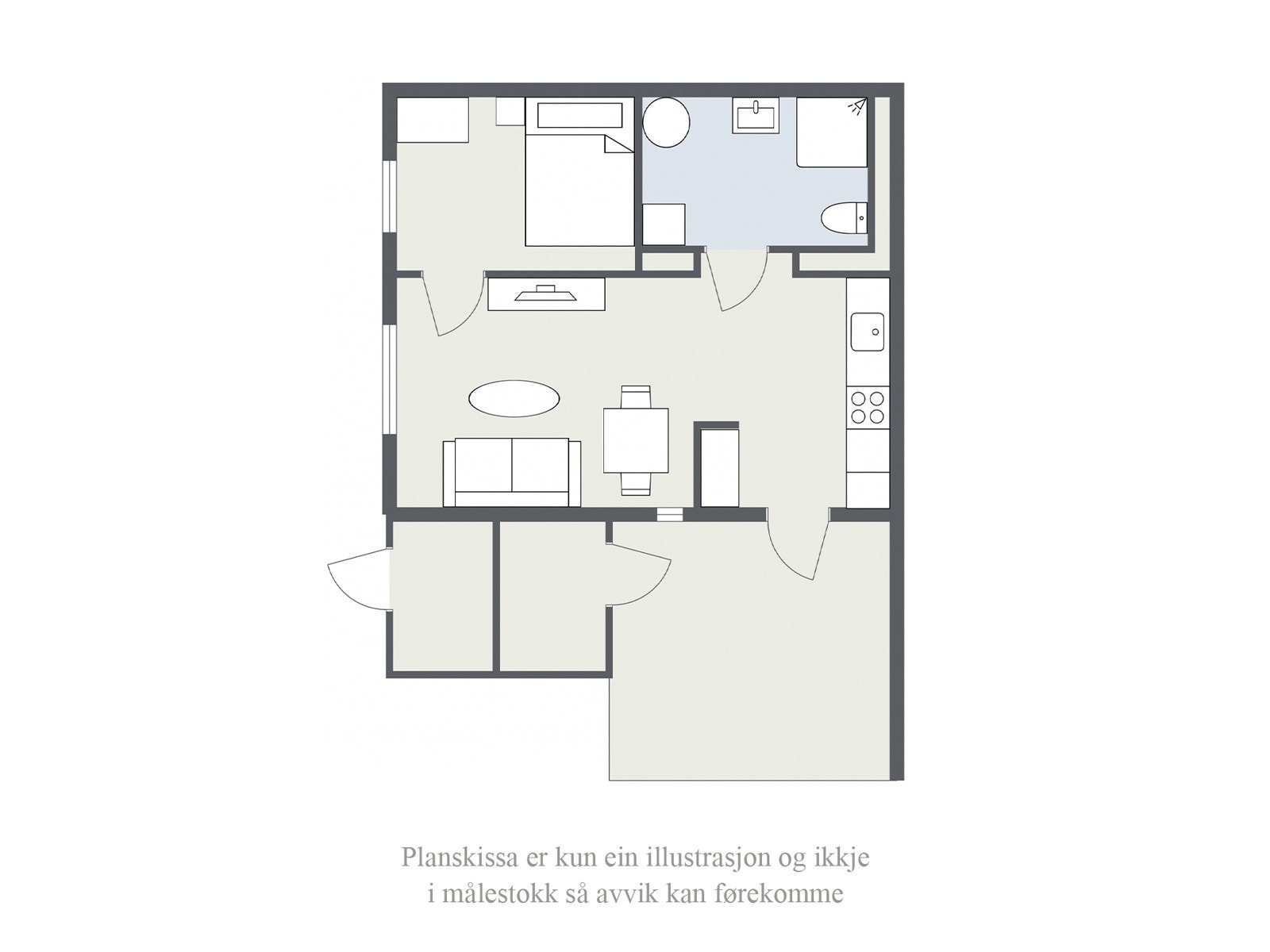 Planteikning Galleribilde