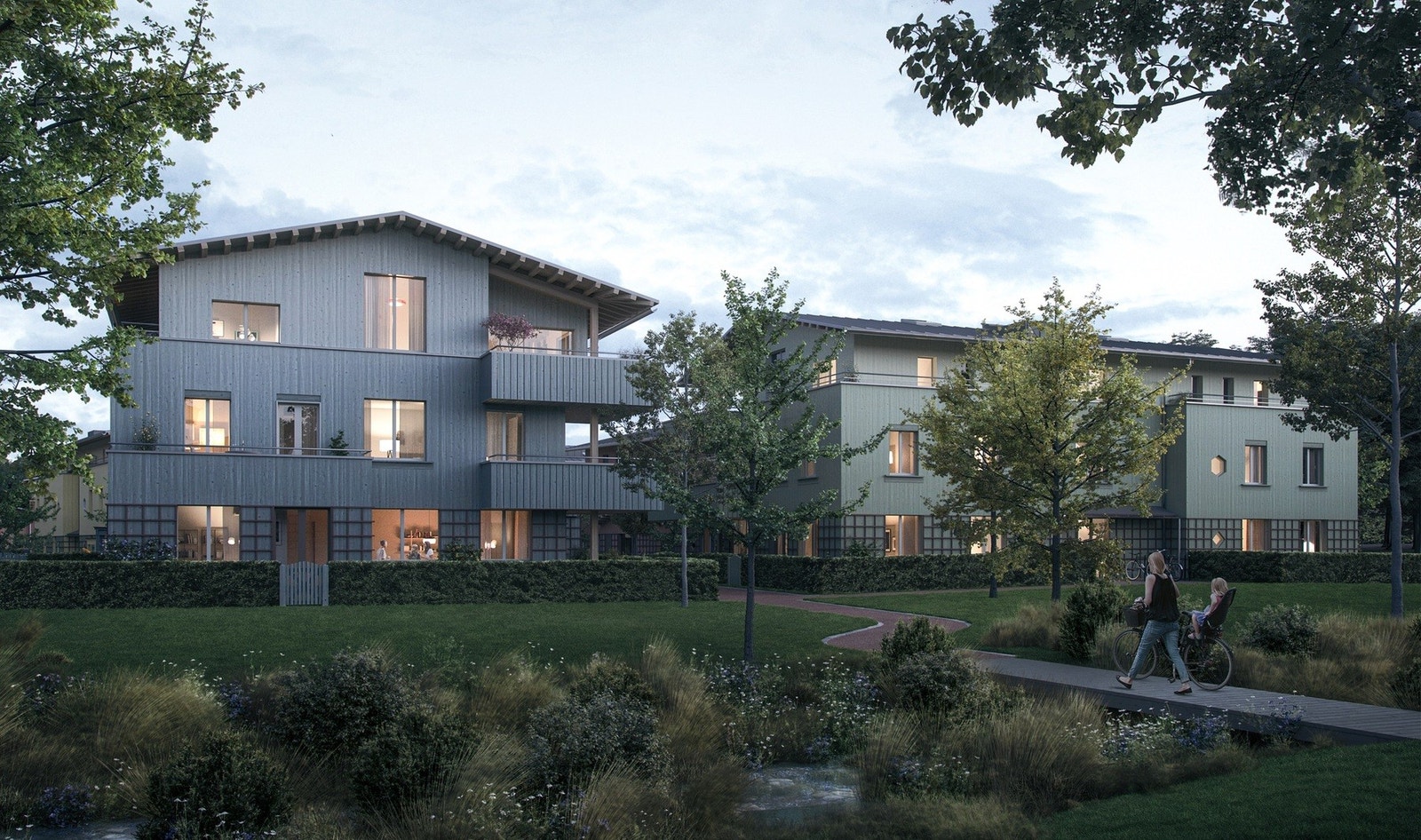 Bilfritt, tilbaketrukket og frodig. Galleribilde