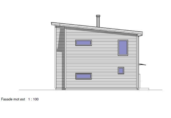 Fasade mot øst Galleribilde