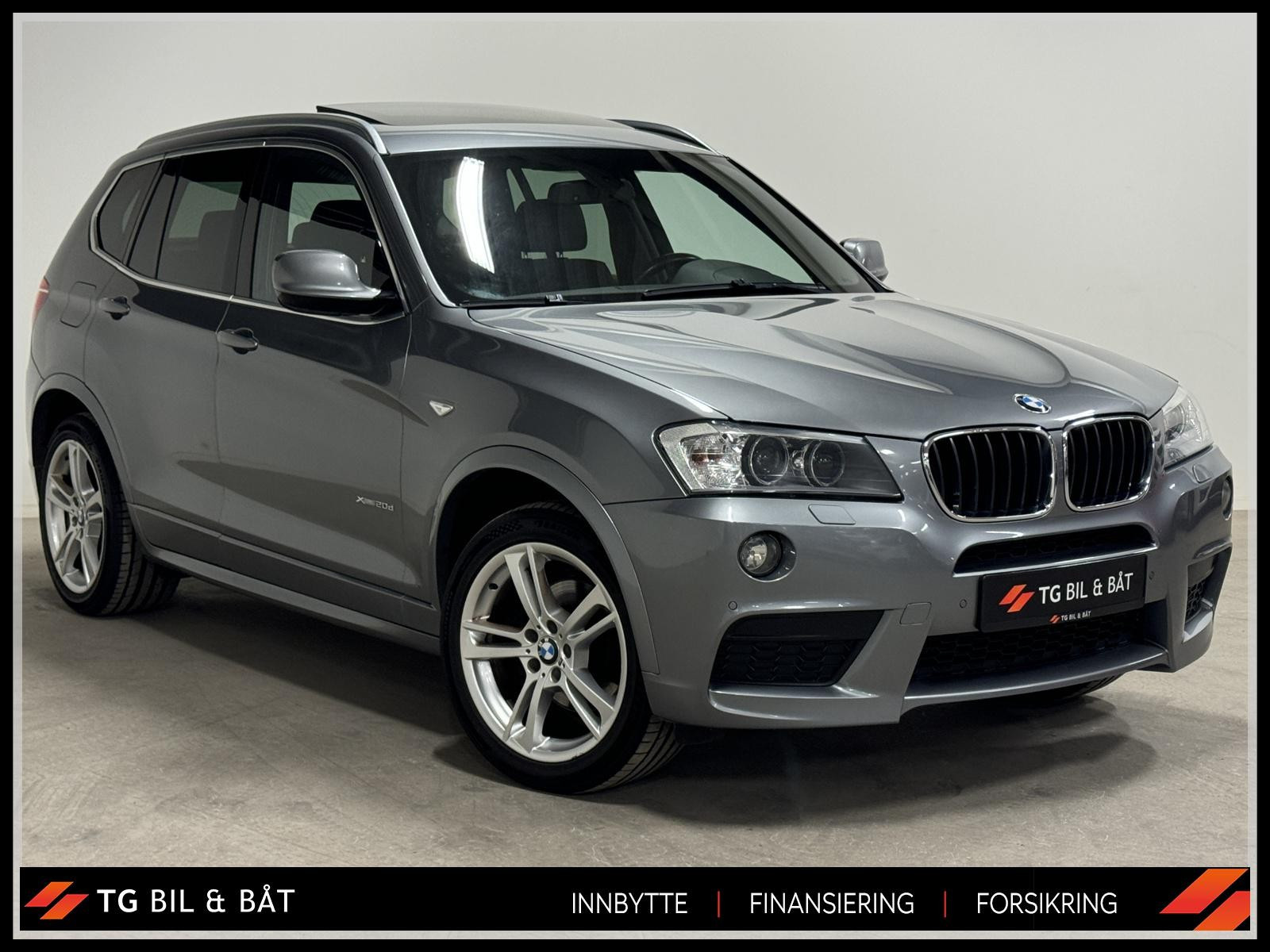BMW X3 xDrive20d 163HK M-Sport - NAVIPRO/PANO/DAB/KROK/NY EU++