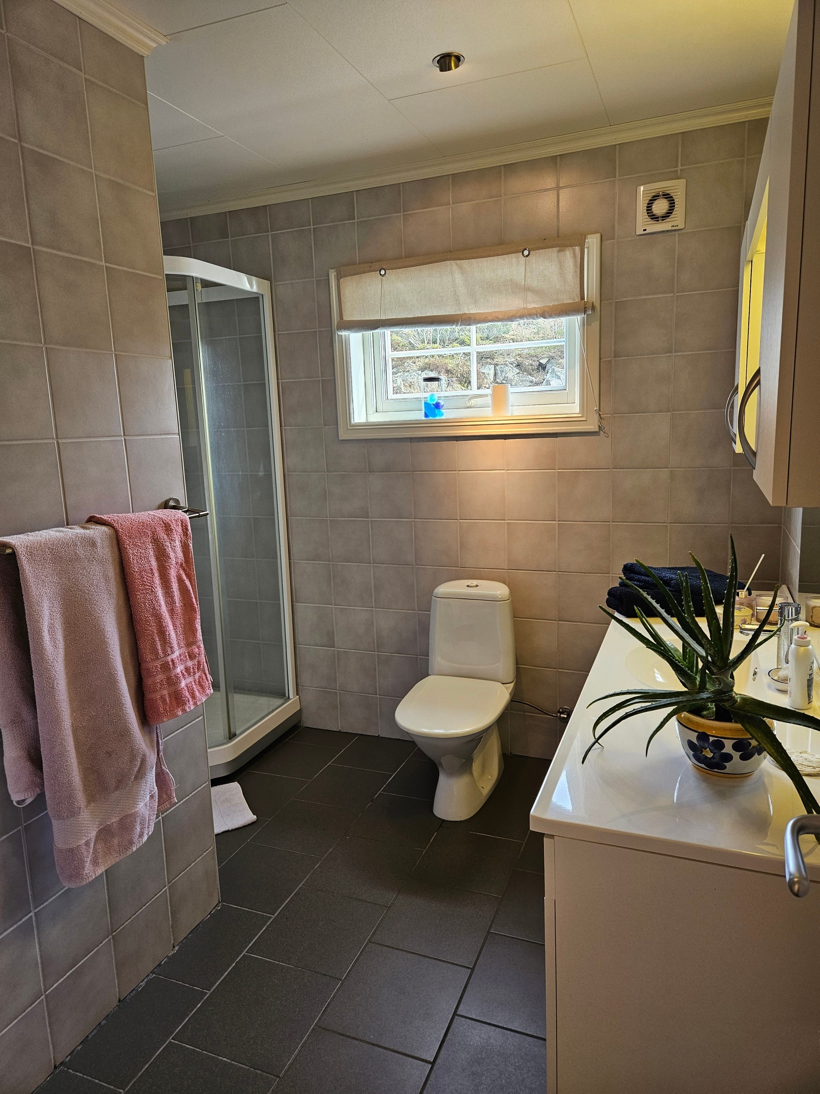 Bad med dusj og toalett Galleribilde