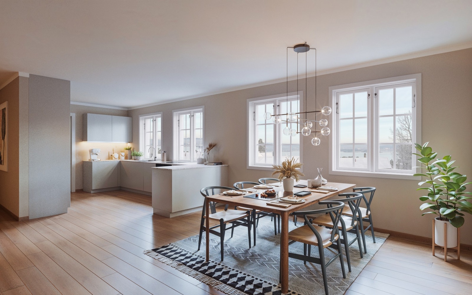 Kjøkken og spiseplass Galleribilde