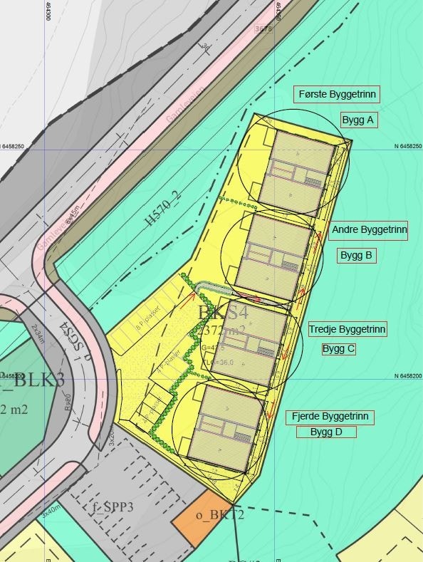 Utenomhusplan Alle byggetrinn Galleribilde