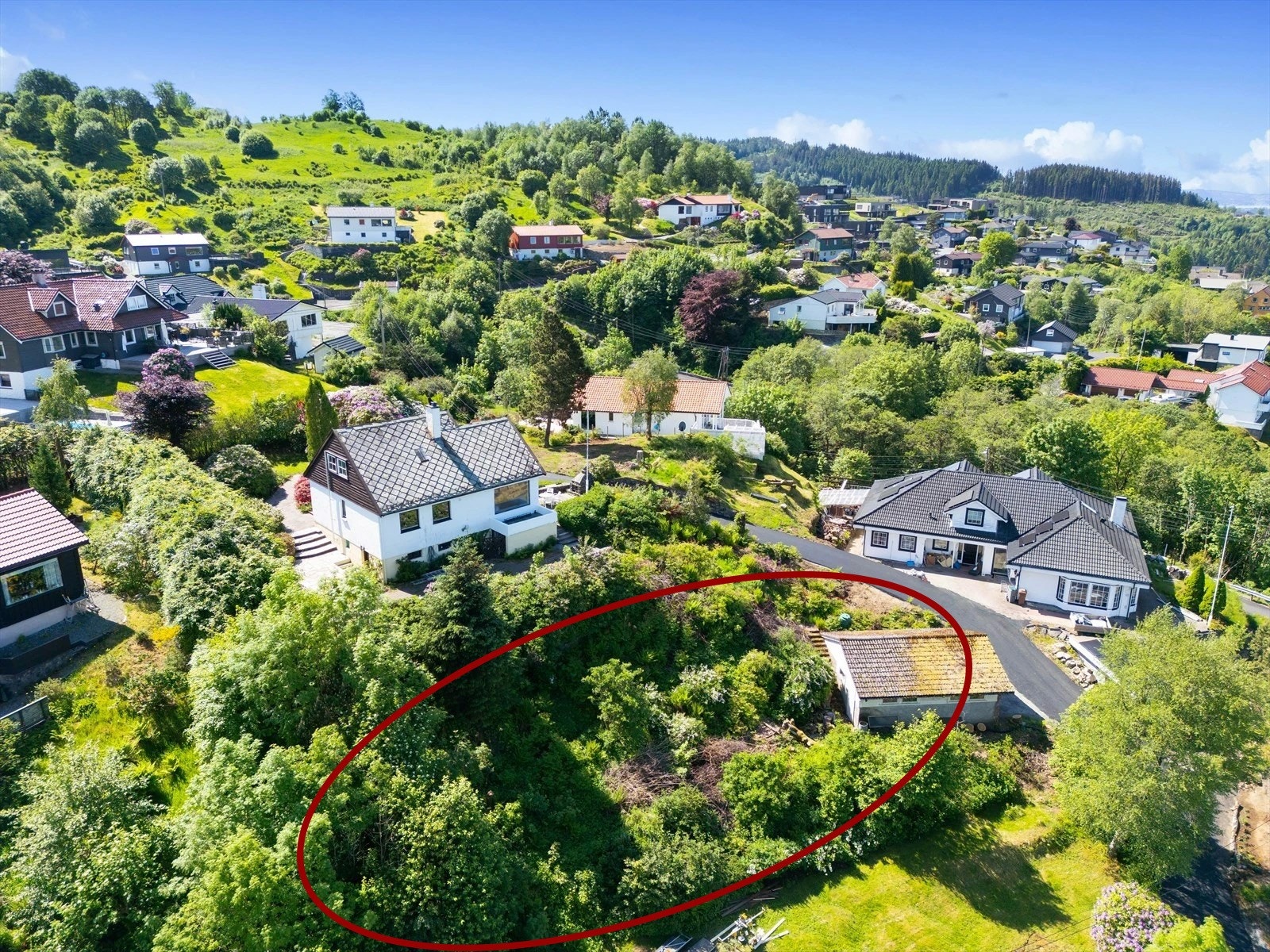 Tomt for salg i attraktivt område. Galleribilde