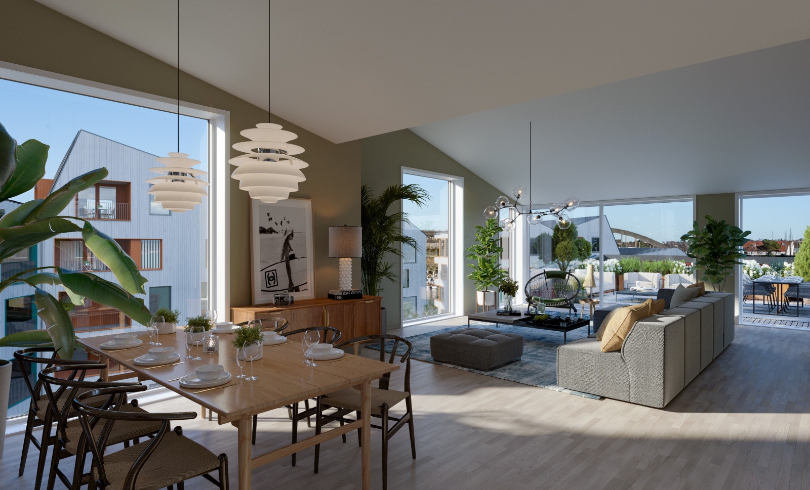 Illustrasjon fra leilighet 405 Galleribilde